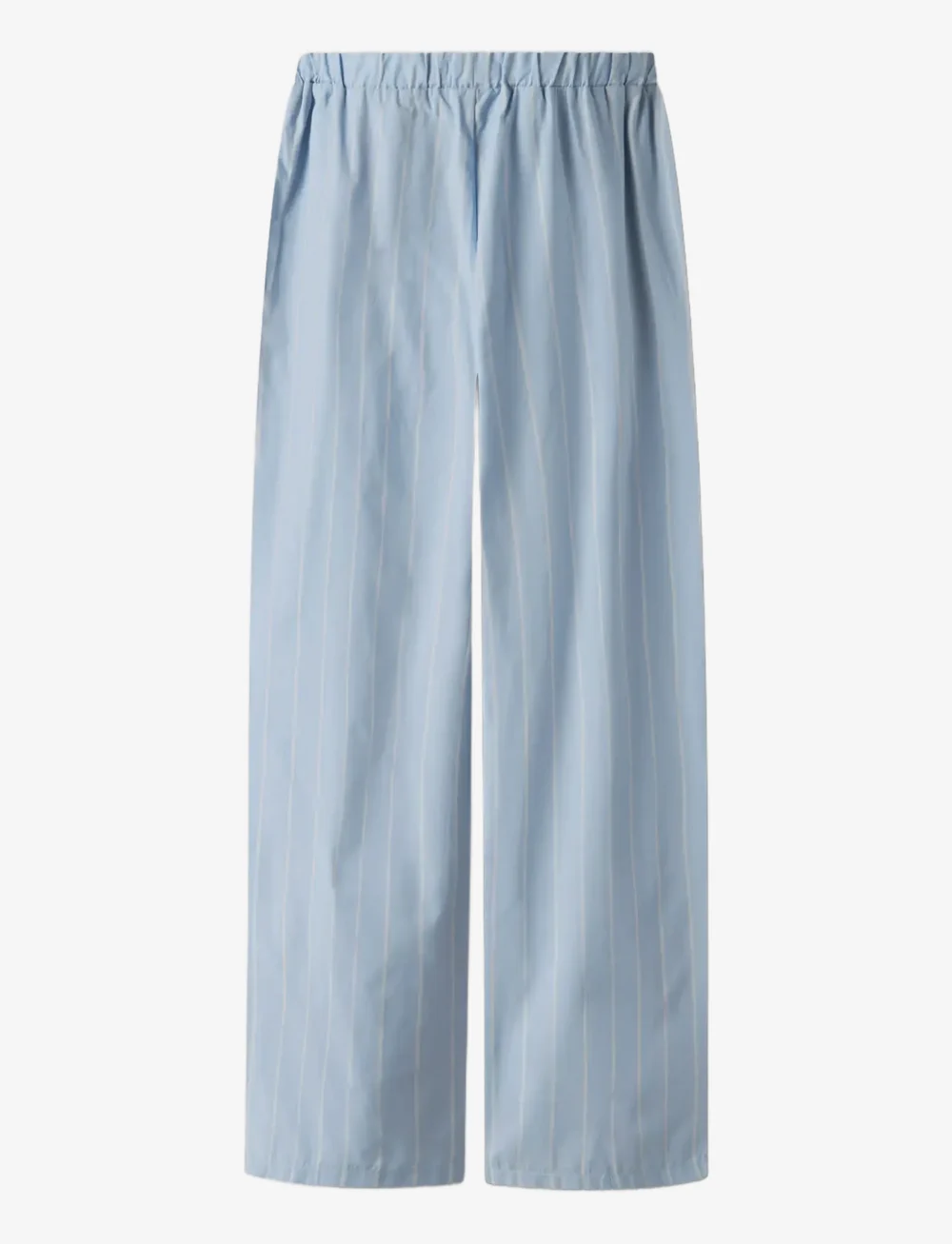 LMTD - NLFHELLES POPLIN WIDE PANT - autumn clothing - heather - 1