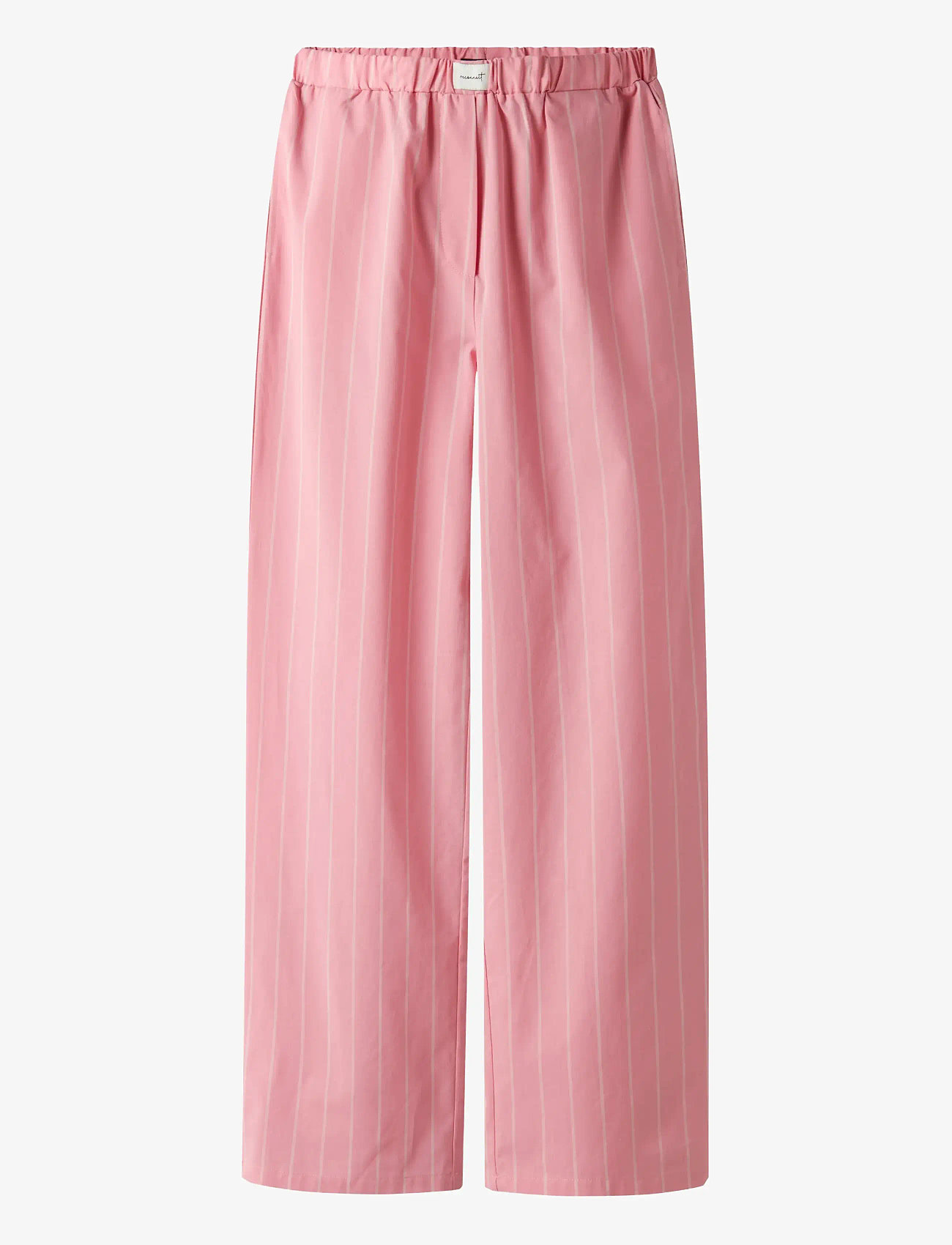 LMTD - NLFHELLES POPLIN WIDE PANT - bukser - peony - 0