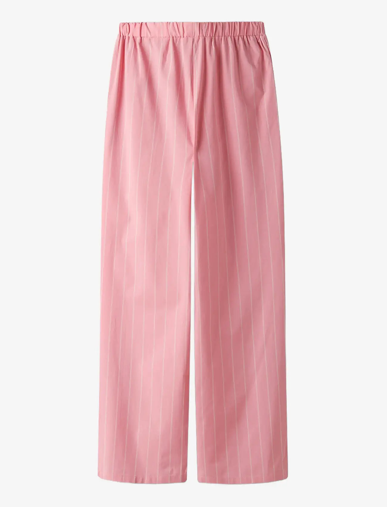 LMTD - NLFHELLES POPLIN WIDE PANT - bukser - peony - 1