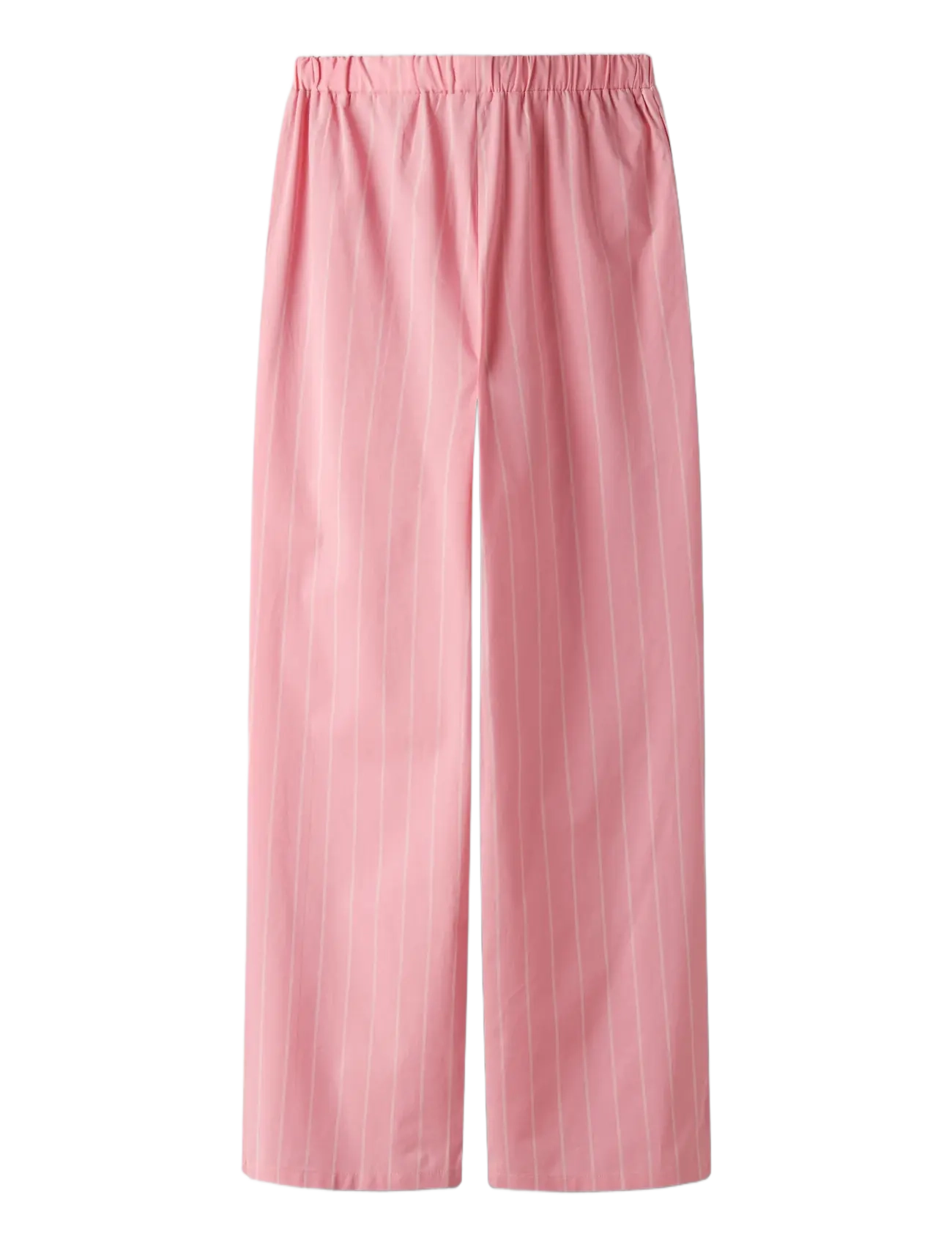 LMTD - NLFHELLES POPLIN WIDE PANT - spodnie - peony - 1