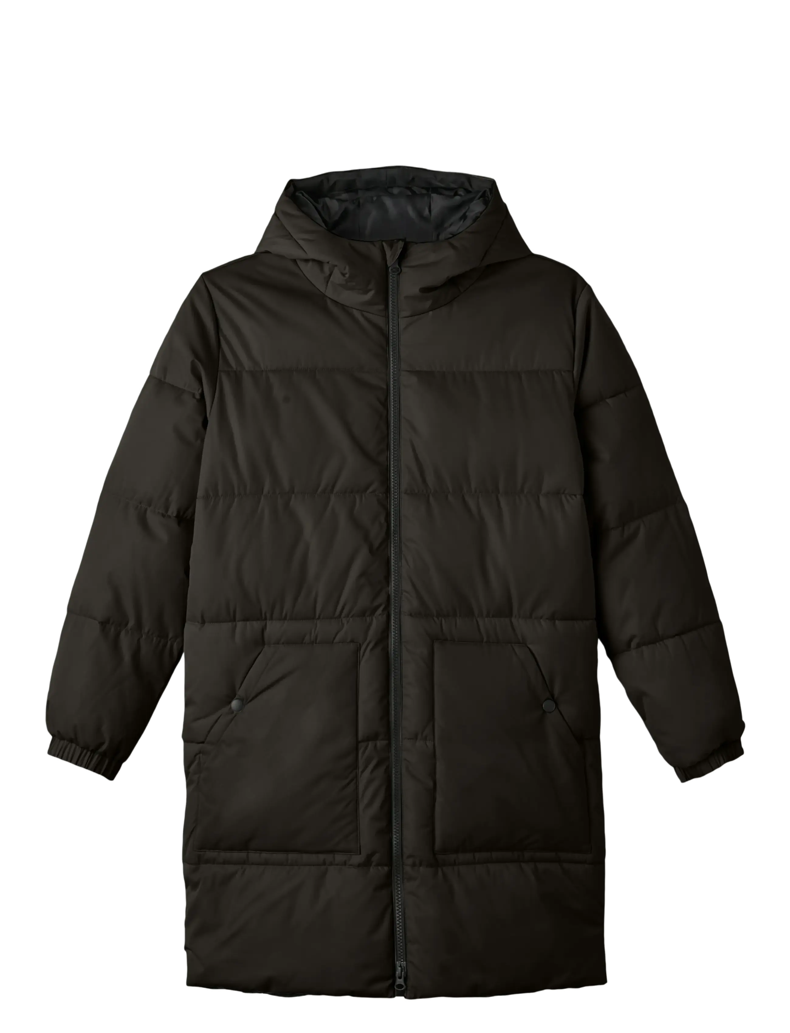 LMTD NLFMYIS03 LONG JACKET FO - Jakker - BLACK / black