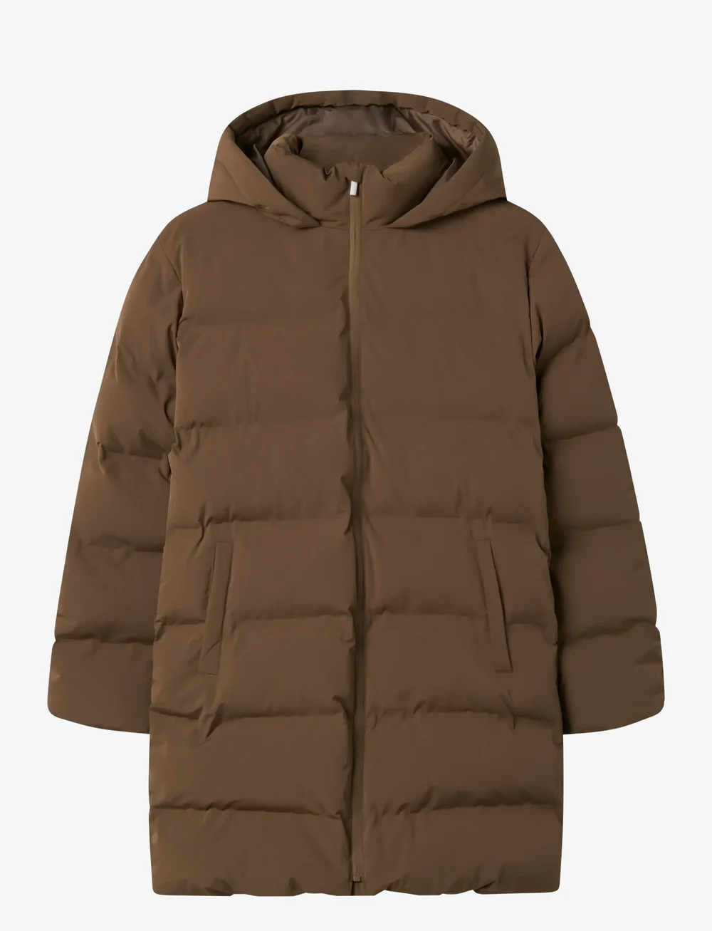 LMTD - NLFMOROP LONG PUFFER JACKET - vinterjackor - chocolate chip - 1