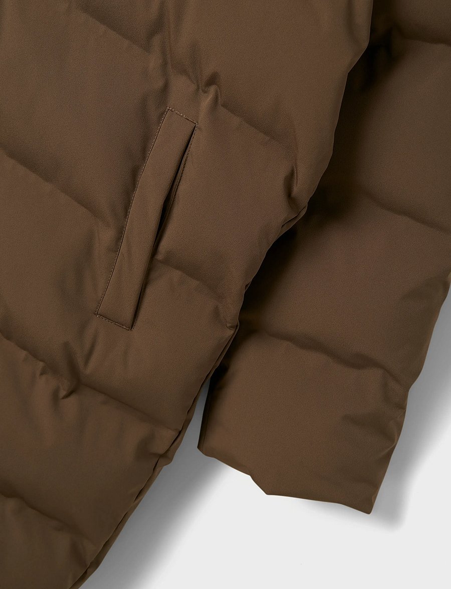 LMTD - NLFMOROP LONG PUFFER JACKET - winterjacke - chocolate chip - 3