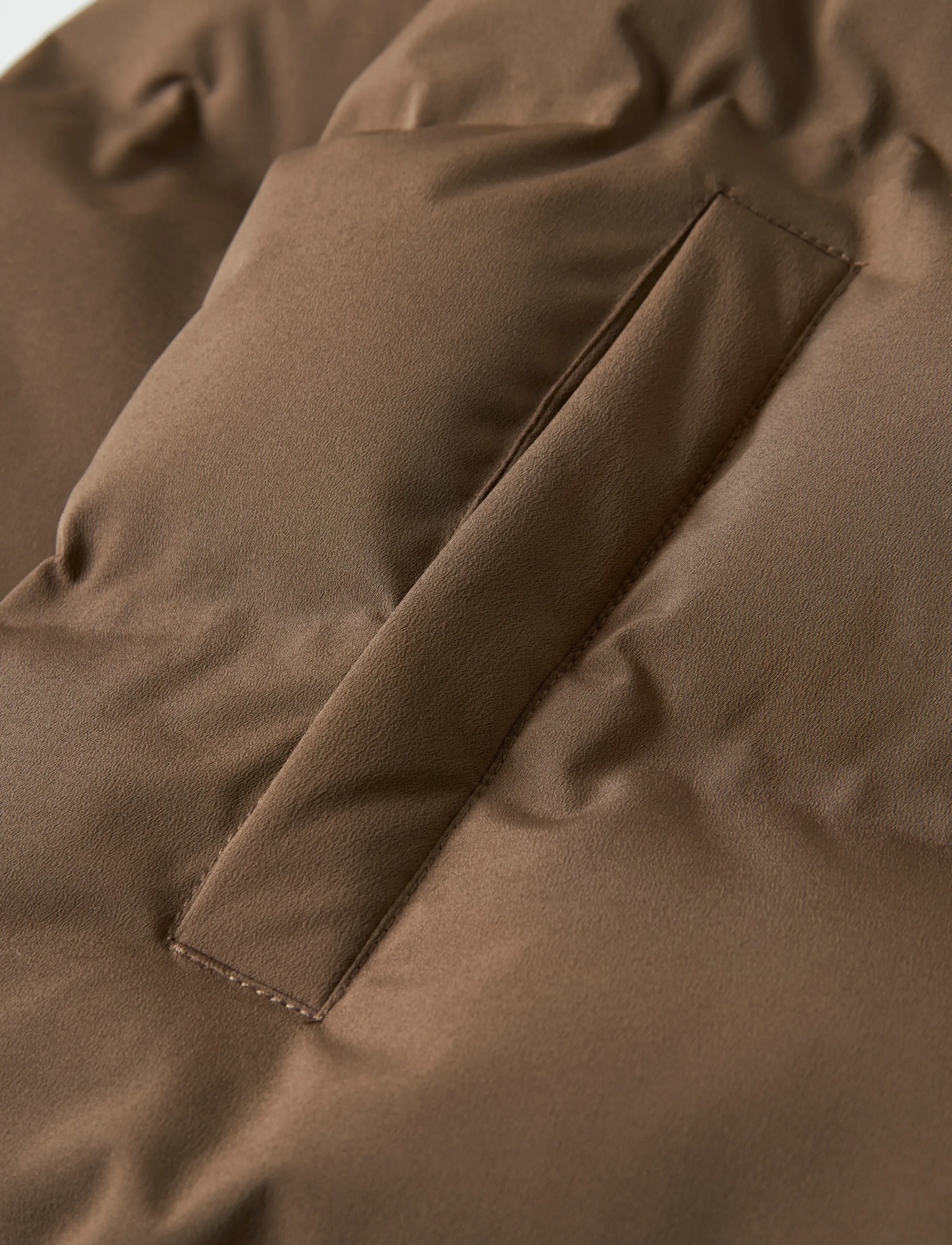 LMTD - NLFMOROP LONG PUFFER JACKET - overtøj - chocolate chip - 4