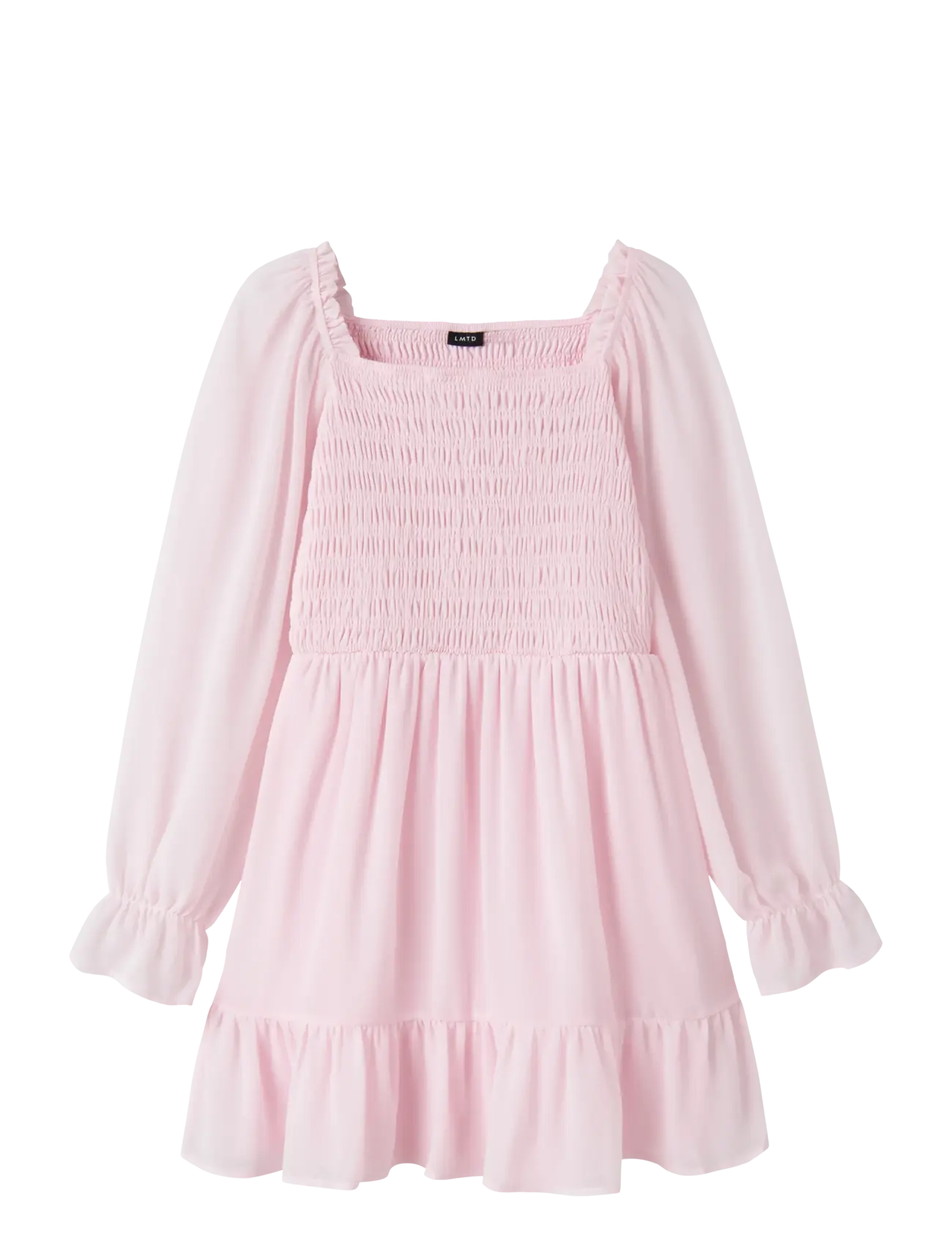 LMTD NLFHEAVE LS SHORT DRESS - Clothing - PINK MARSHMALLOW / pink/rose