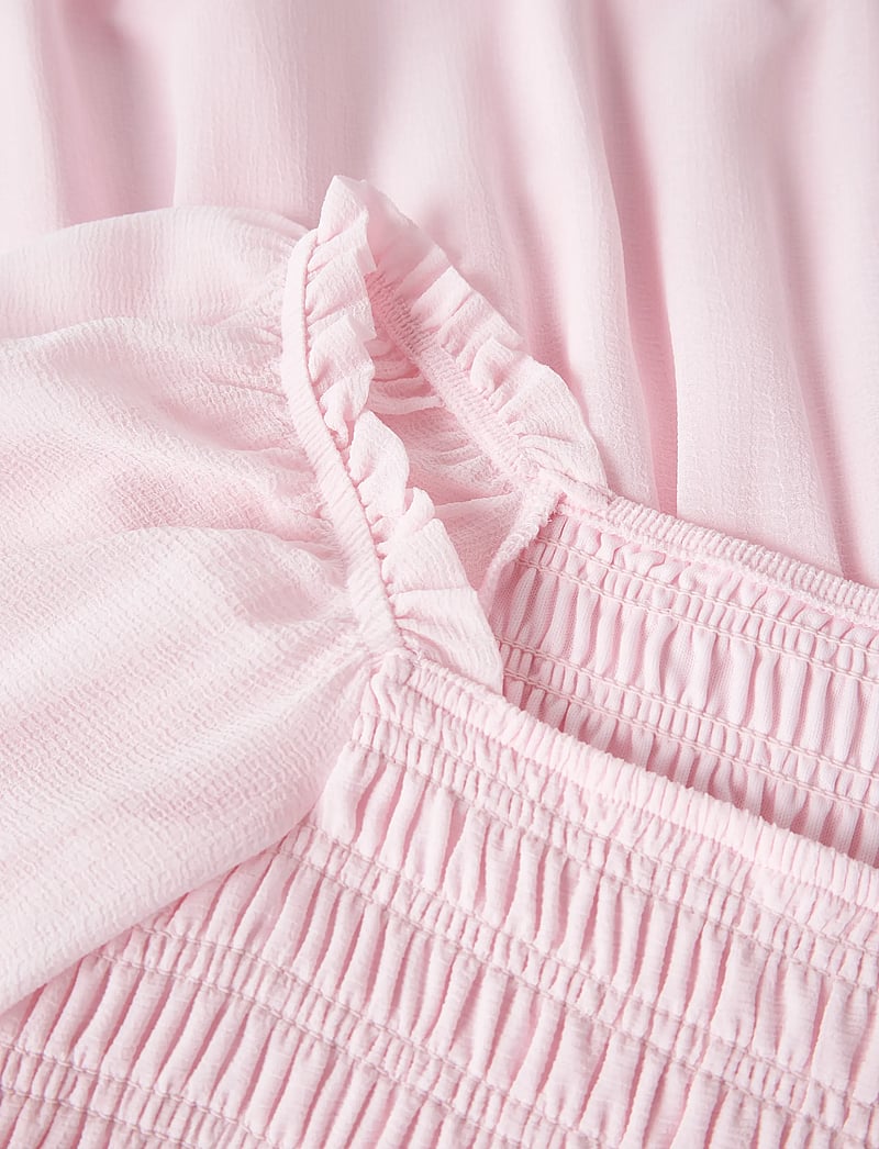 LMTD - NLFHEAVE LS SHORT DRESS - langärmelige freizeitkleider - pink marshmallow - 3