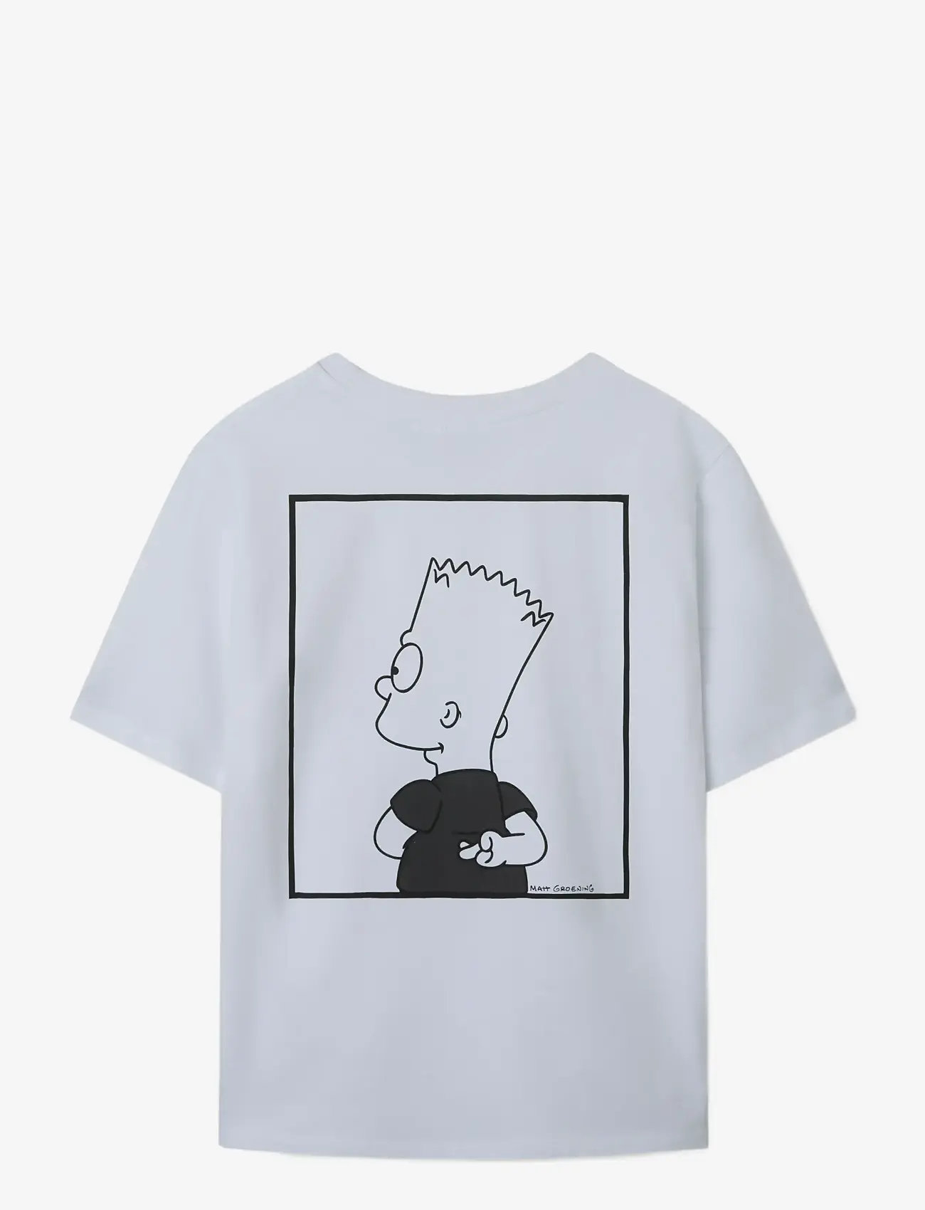 LMTD - NLNJAGER SIMPSONS SS L TOP VDE - kurzärmelige - bright white - 1