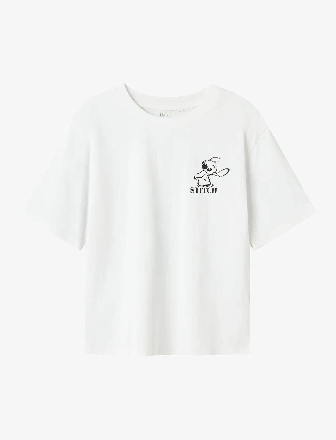 LMTD - NLFJUZI STITCH SS L SHORT TOP WDI - bright white - 0