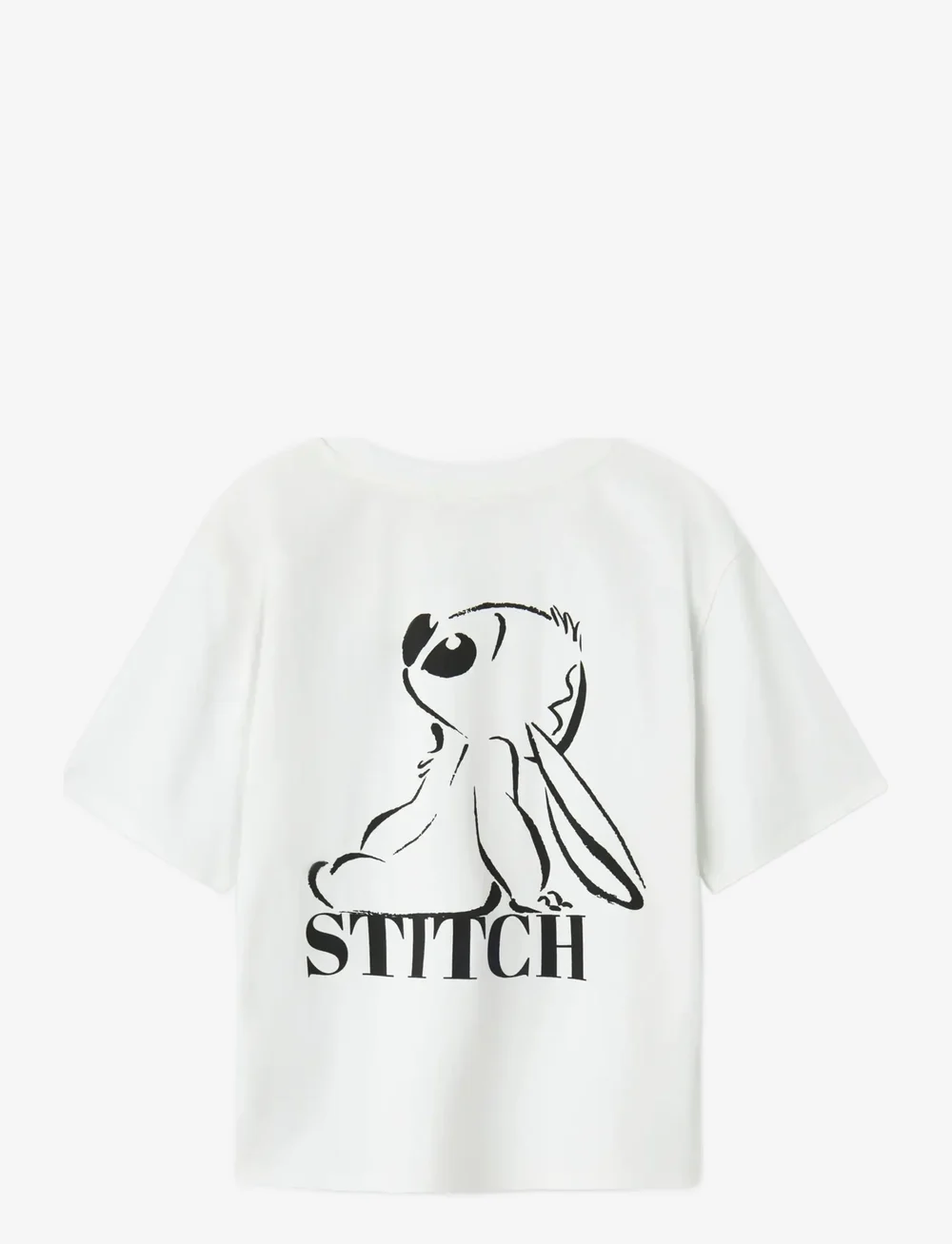 LMTD - NLFJUZI STITCH SS L SHORT TOP WDI - kurzärmelige - bright white - 1