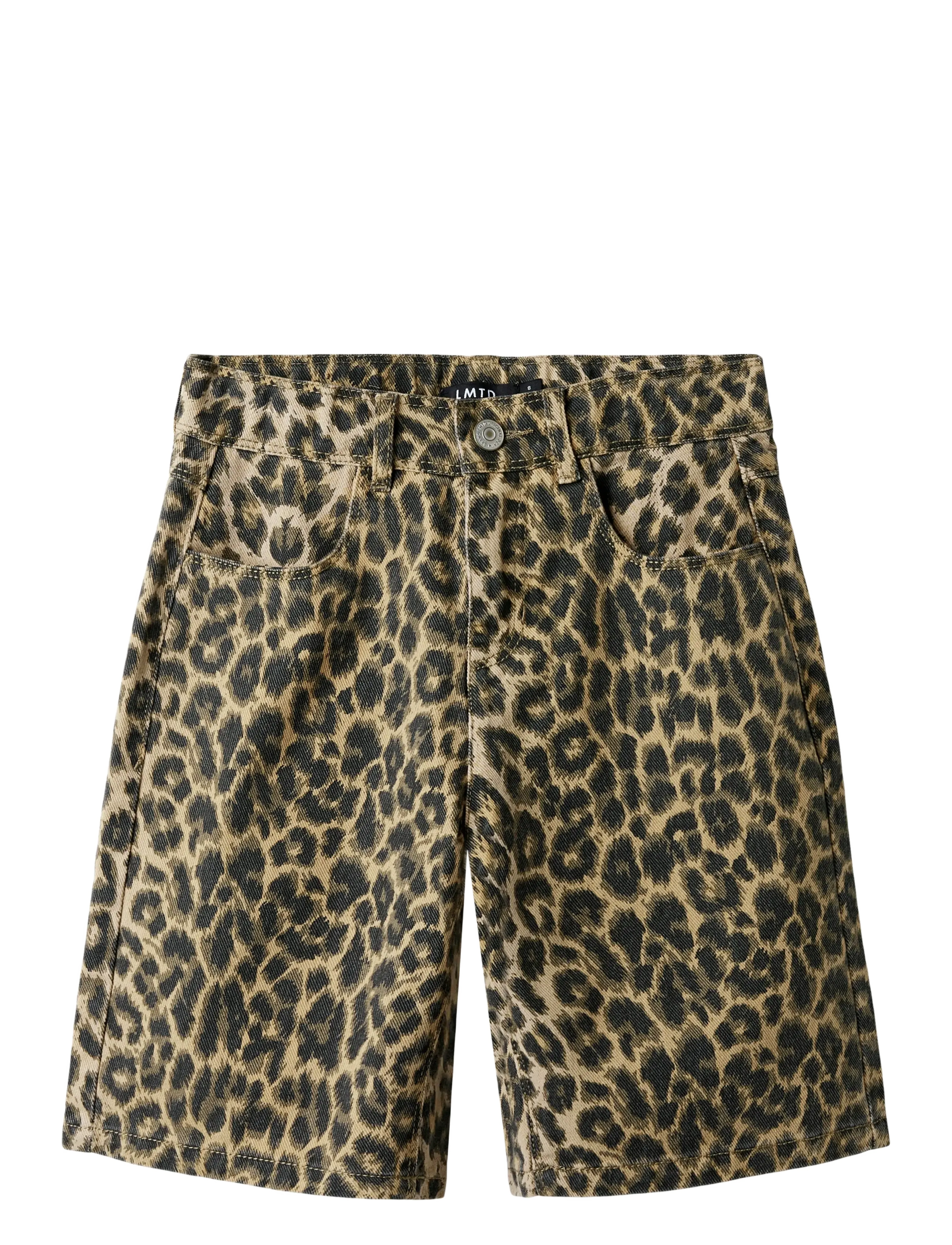 LMTD - NLFLEO TWI BERMUDA SHORTS - silver mink - 1