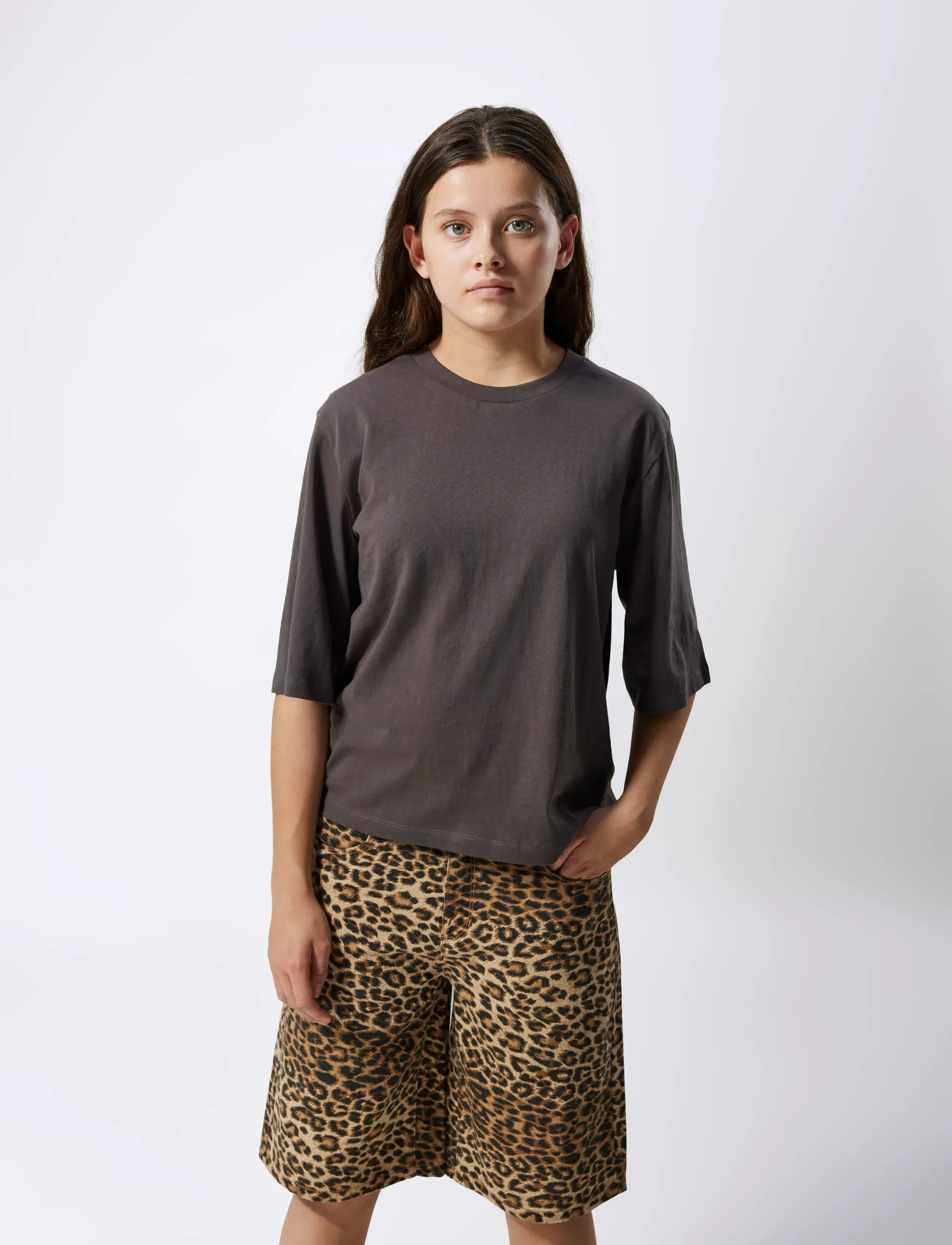LMTD - NLFLEO TWI BERMUDA SHORTS - silver mink - 3