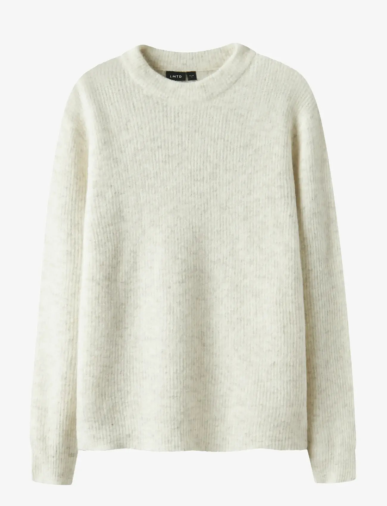 LMTD - NLMKLEAVE LS O-NECK KNIT NOOS - pullover - antique white - 1