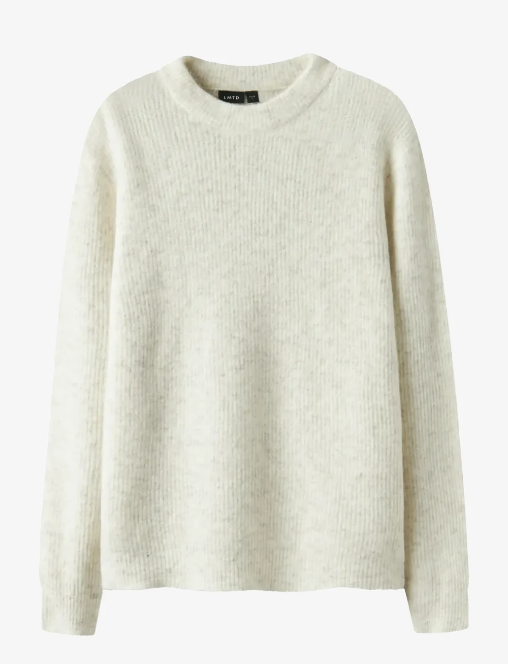 LMTD - NLMKLEAVE LS O-NECK KNIT NOOS - trøjer - antique white - 1