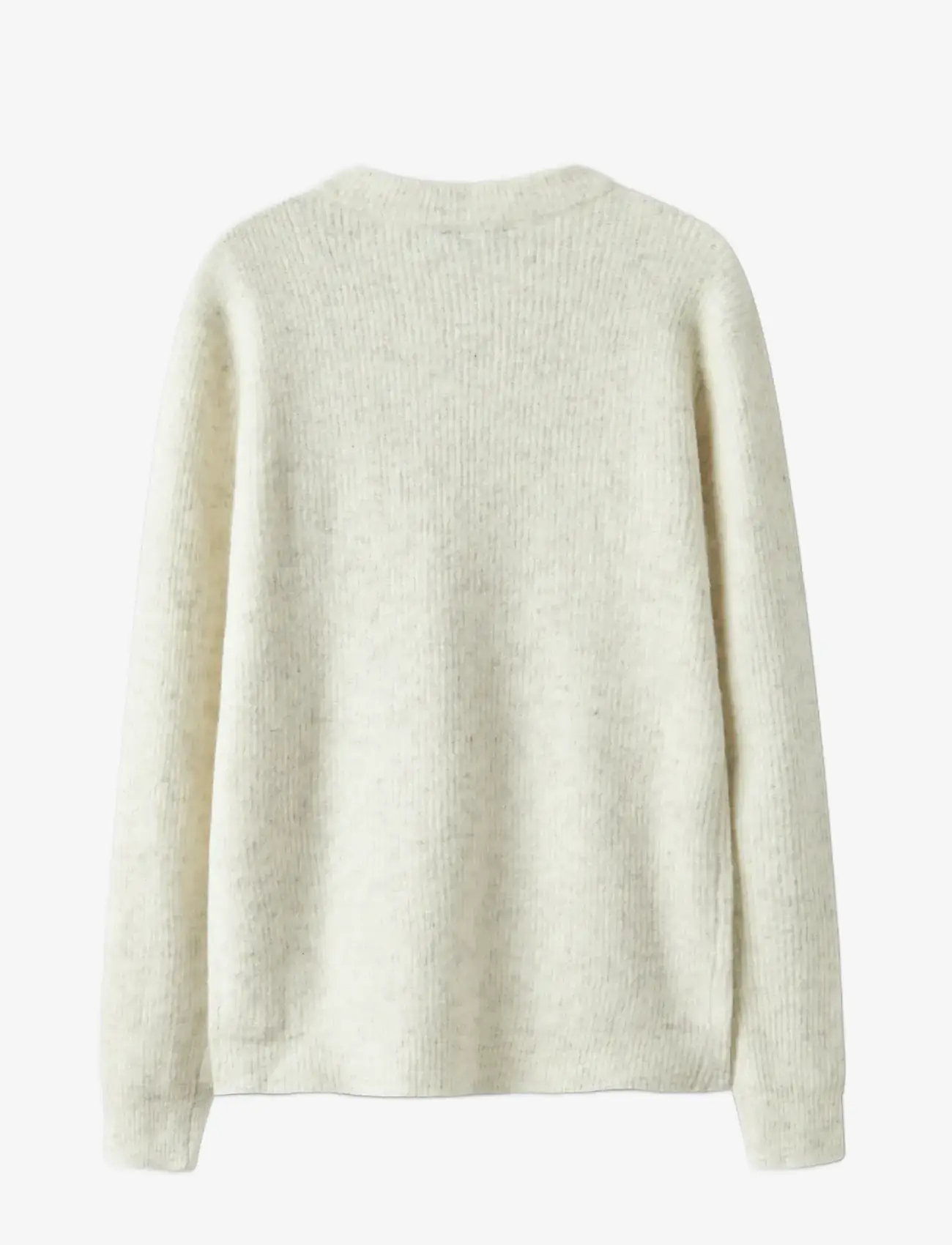 LMTD - NLMKLEAVE LS O-NECK KNIT NOOS - pullover - antique white - 2