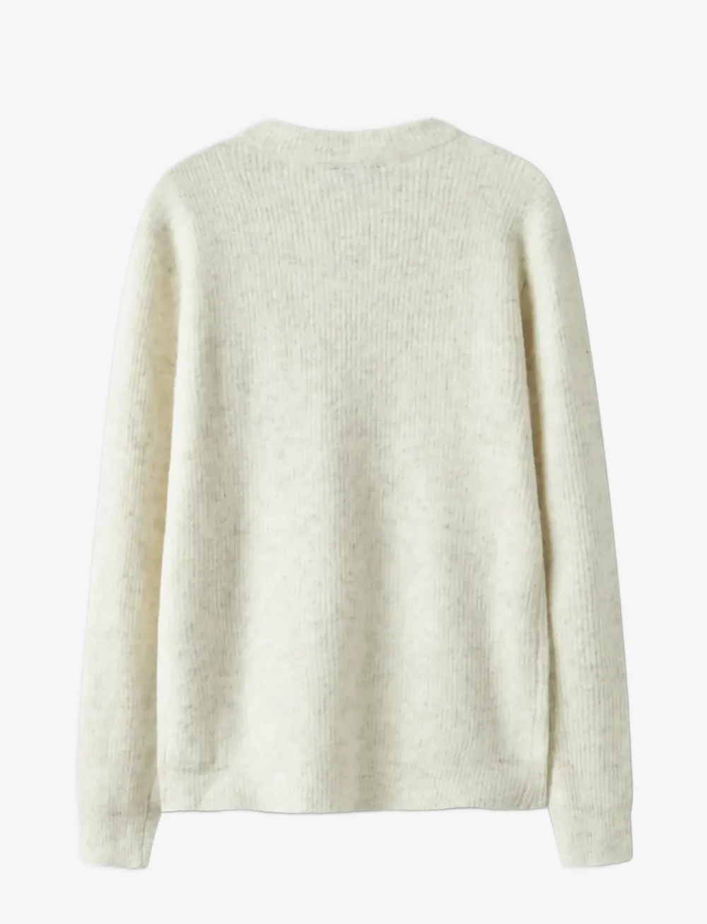 LMTD - NLMKLEAVE LS O-NECK KNIT NOOS - trøjer - antique white - 2