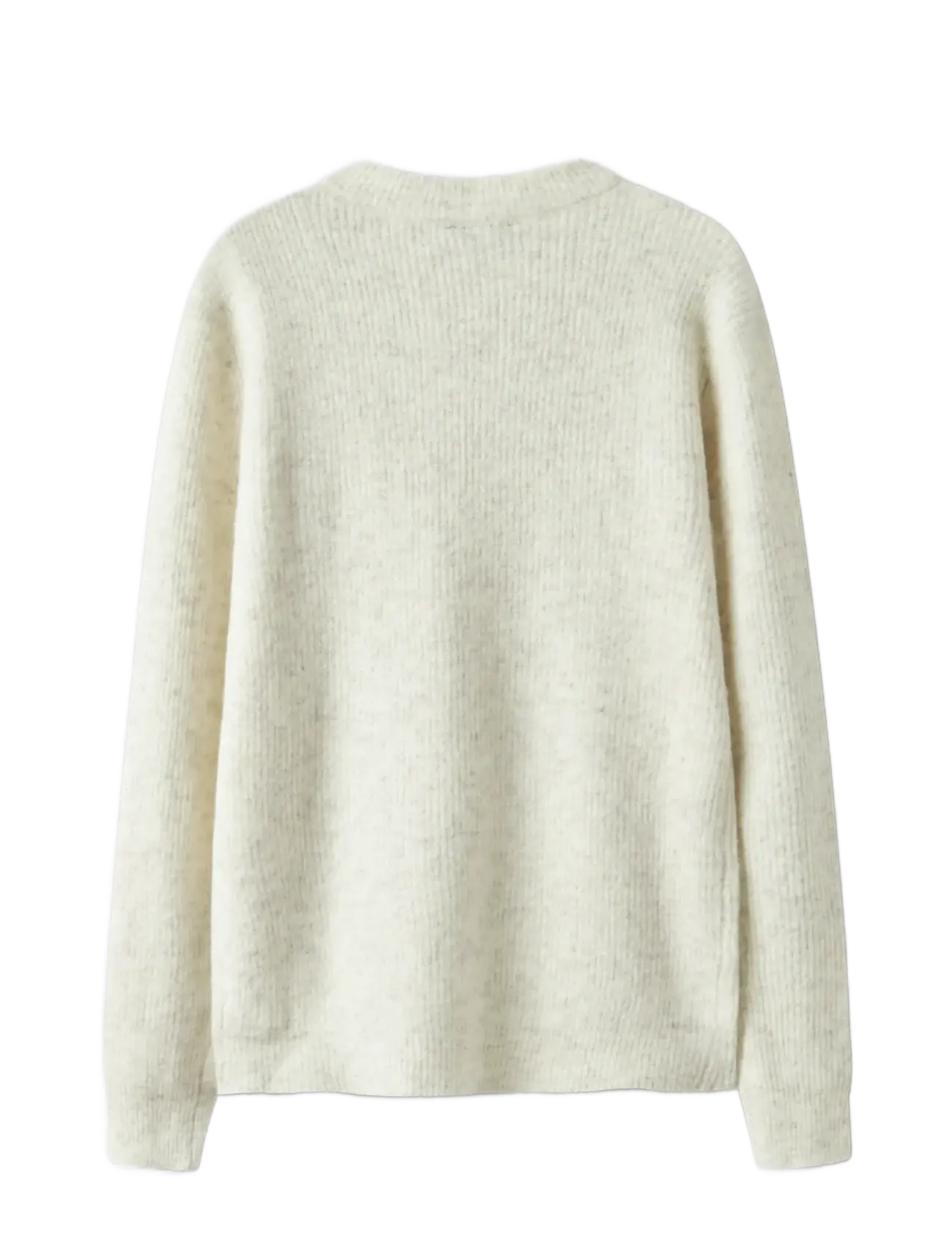 LMTD - NLMKLEAVE LS O-NECK KNIT NOOS - neulepuserot - antique white - 1