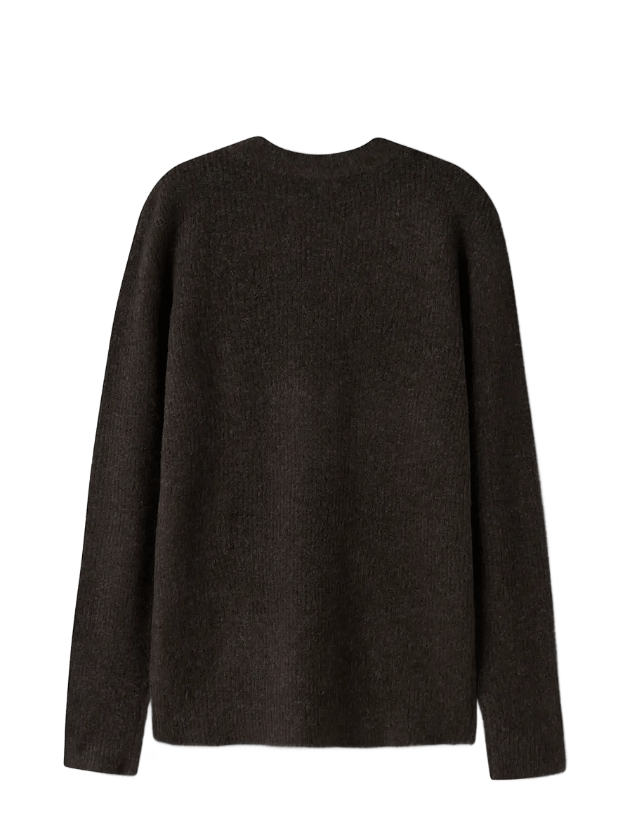 LMTD - NLMKLEAVE LS O-NECK KNIT NOOS - džemprid - chocolate brown - 1