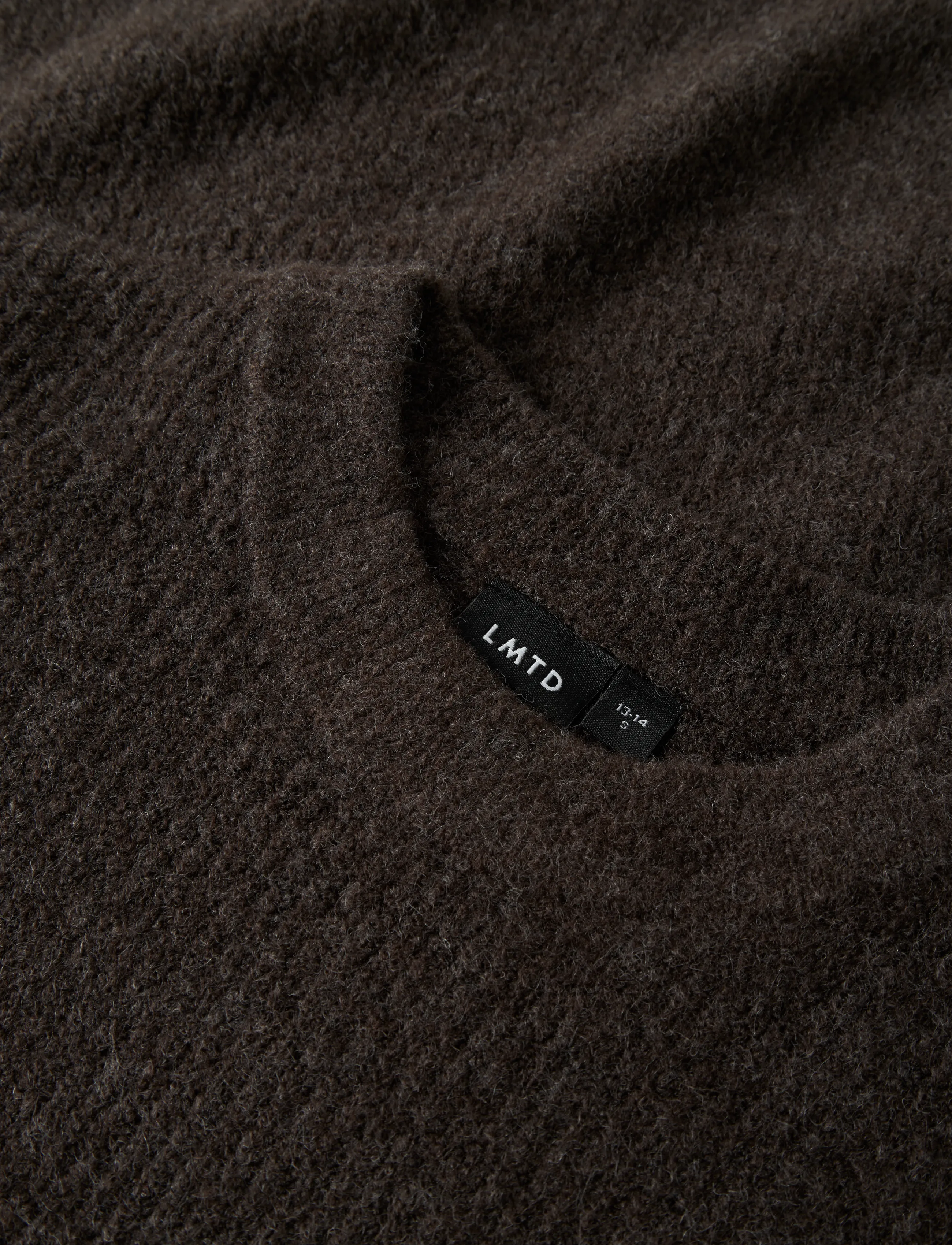 LMTD - NLMKLEAVE LS O-NECK KNIT NOOS - džemprid - chocolate brown - 3