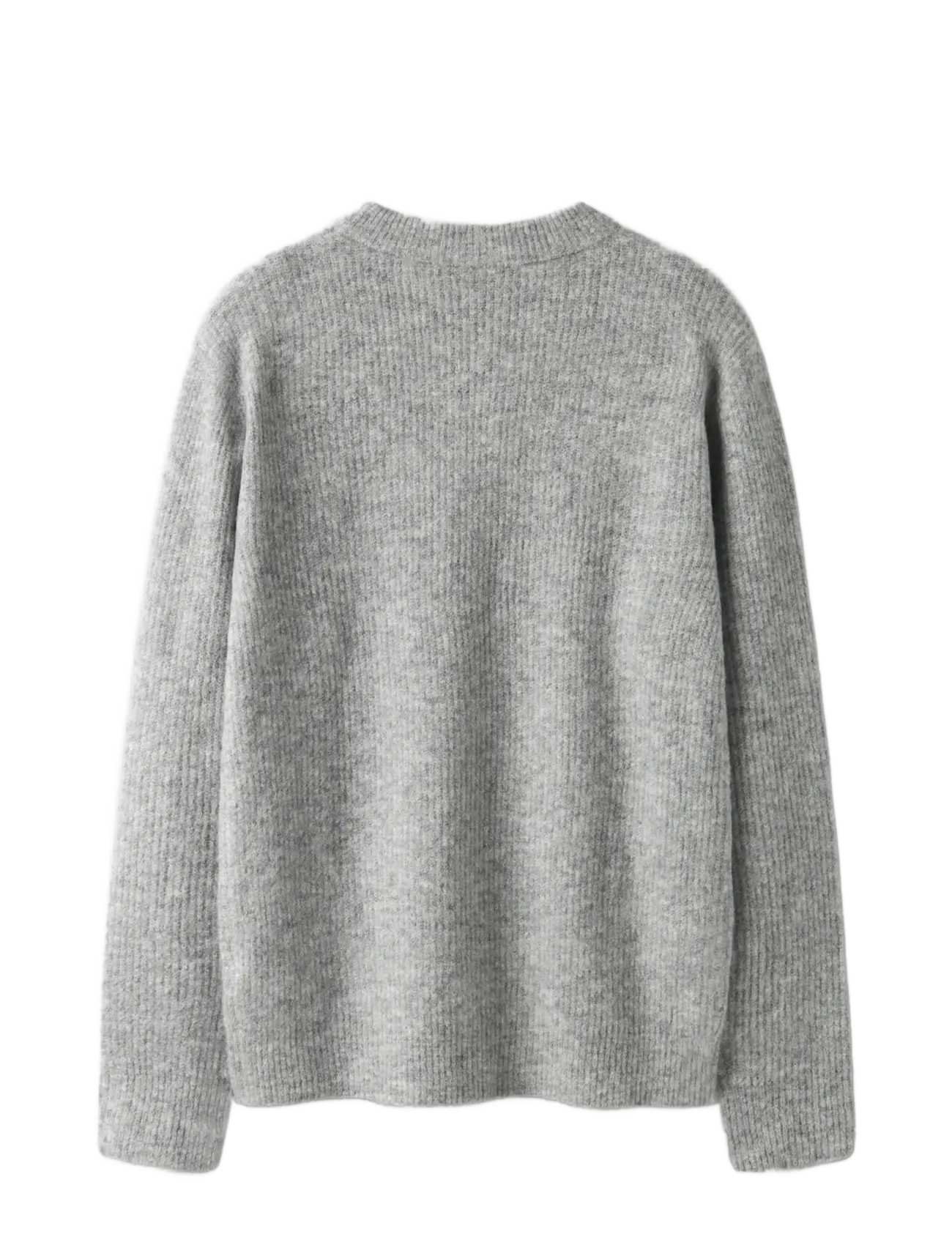 LMTD - NLMKLEAVE LS O-NECK KNIT NOOS - pullover - light grey melange - 1