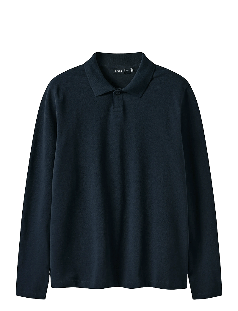 LMTD - NLMHANNES LS PIQUE R POLO - långärmade pikéer - dark sapphire - 1