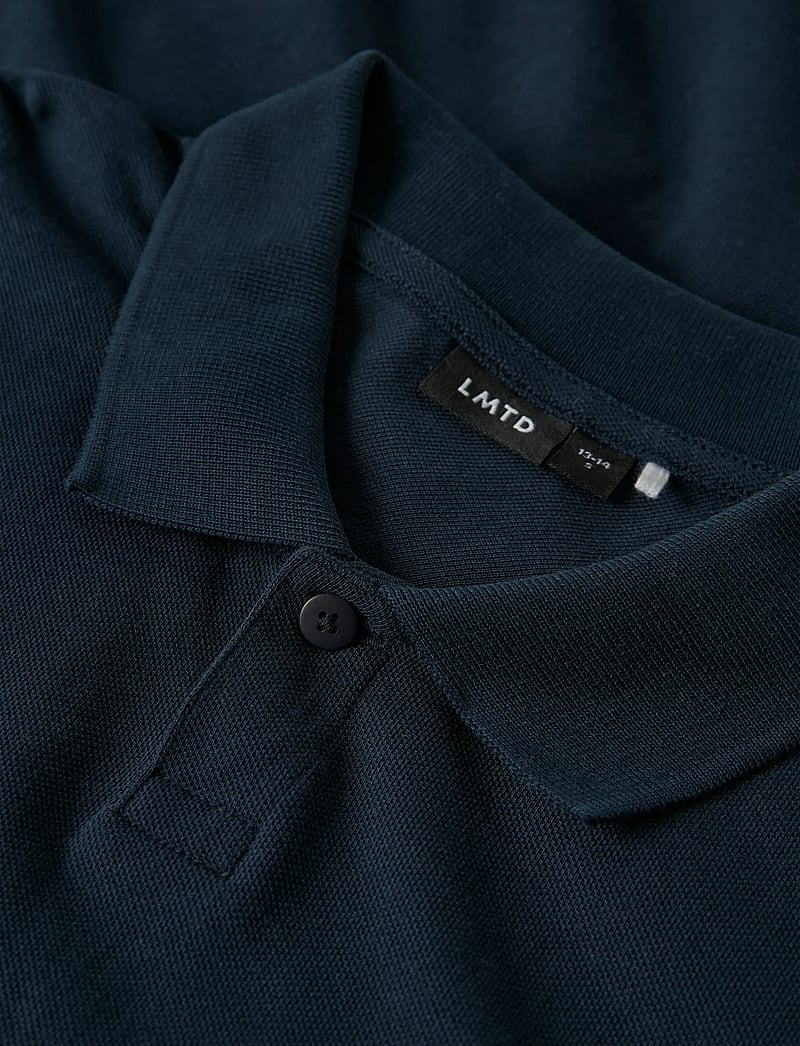 LMTD - NLMHANNES LS PIQUE R POLO - långärmade pikéer - dark sapphire - 3