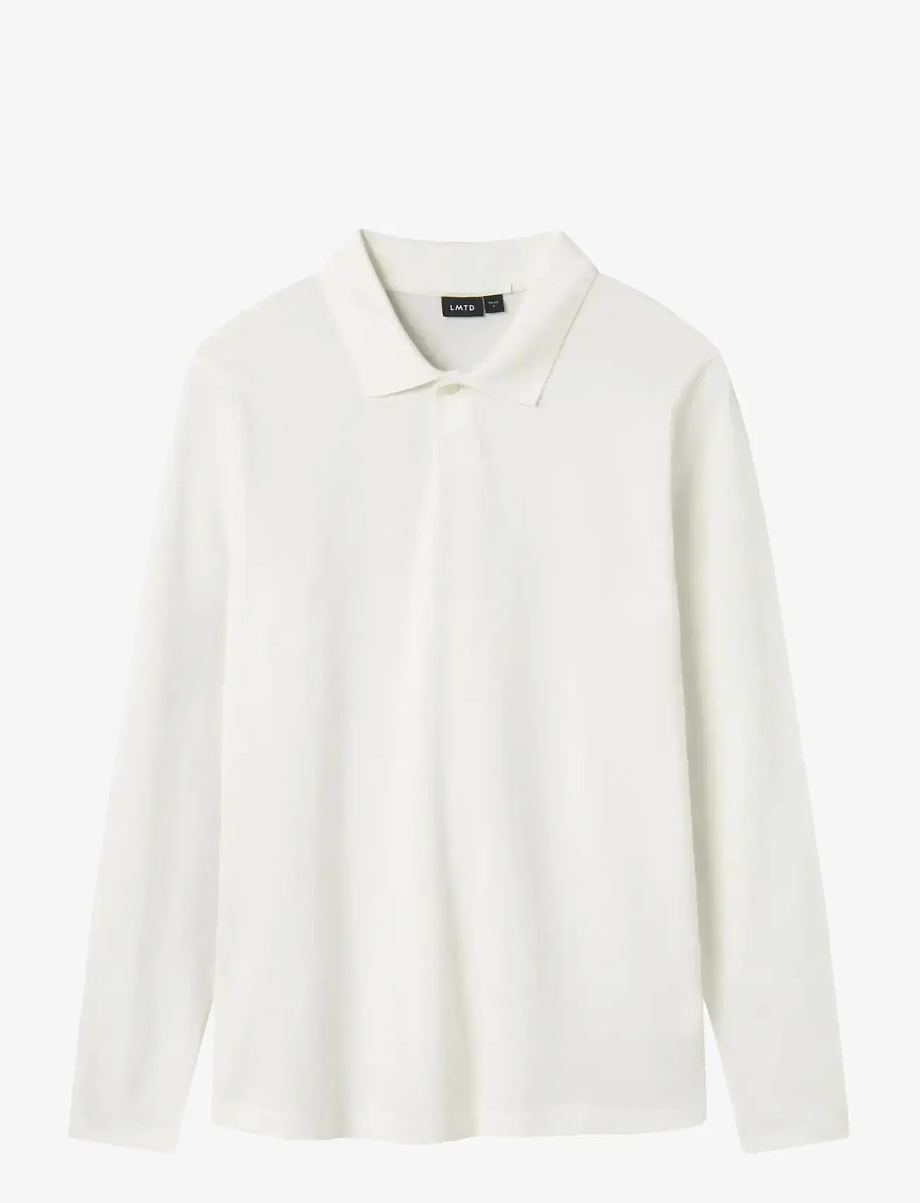 LMTD - NLMHANNES LS PIQUE  R POLO - pikkade varrukatega polod - white alyssum - 1