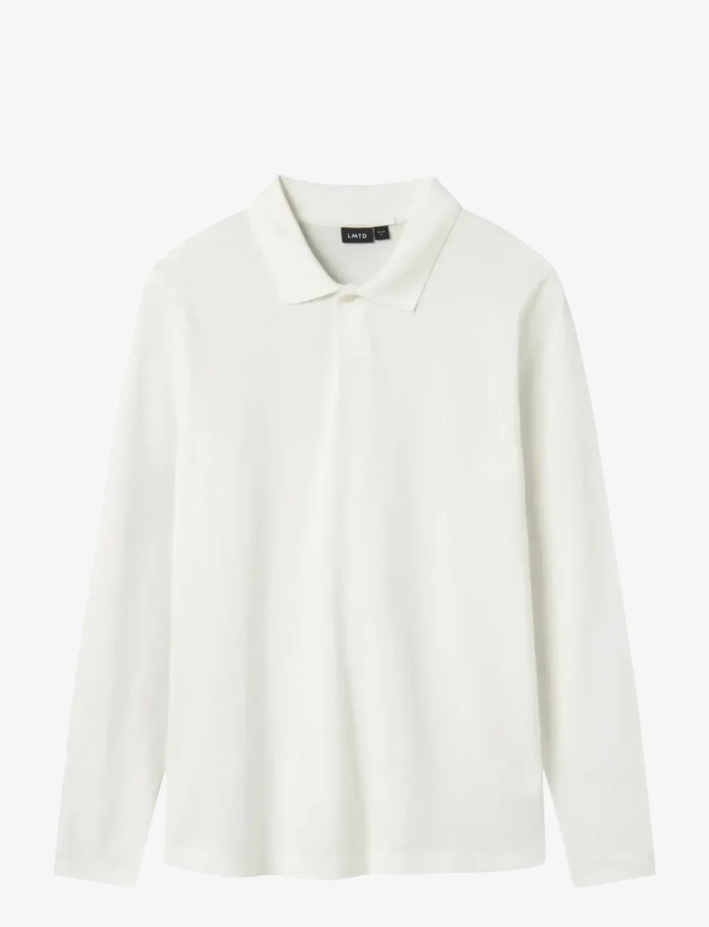 LMTD - NLMHANNES LS PIQUE R POLO - långärmade pikéer - white alyssum - 1