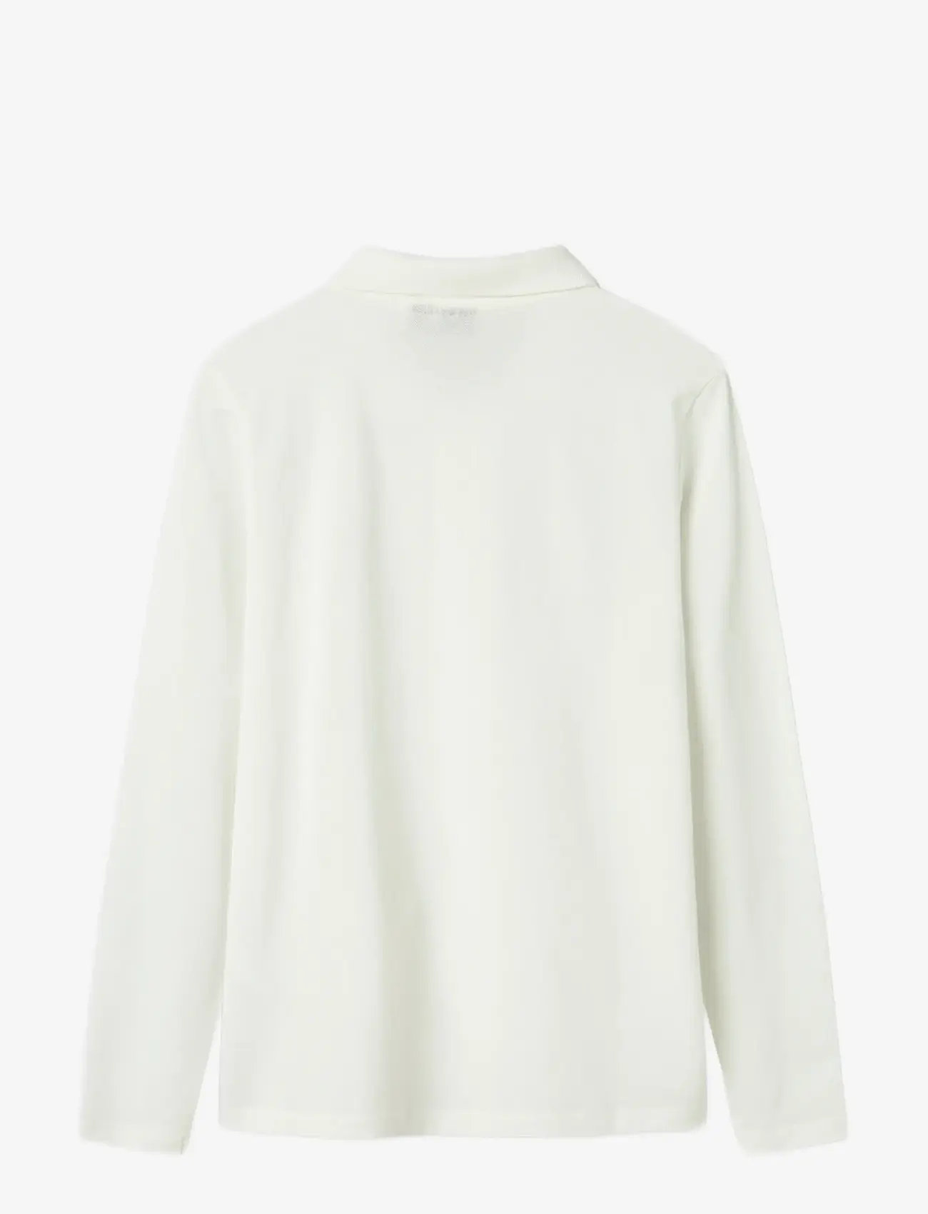 LMTD - NLMHANNES LS PIQUE  R POLO - pikkade varrukatega polod - white alyssum - 2