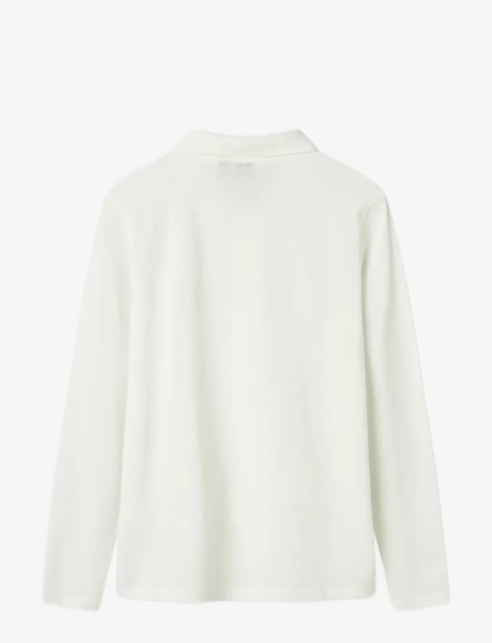 LMTD - NLMHANNES LS PIQUE R POLO - långärmade pikéer - white alyssum - 2