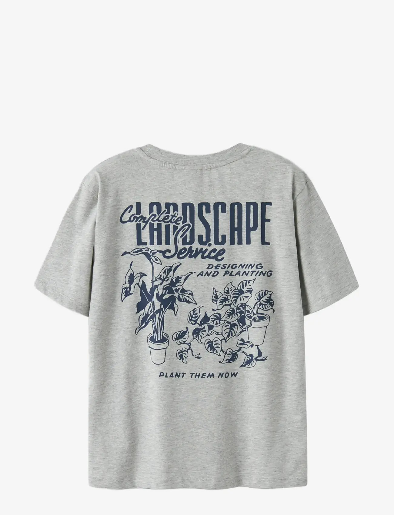 LMTD - NLMKLANT SS L TOP - kortærmede t-shirts - light grey melange - 2