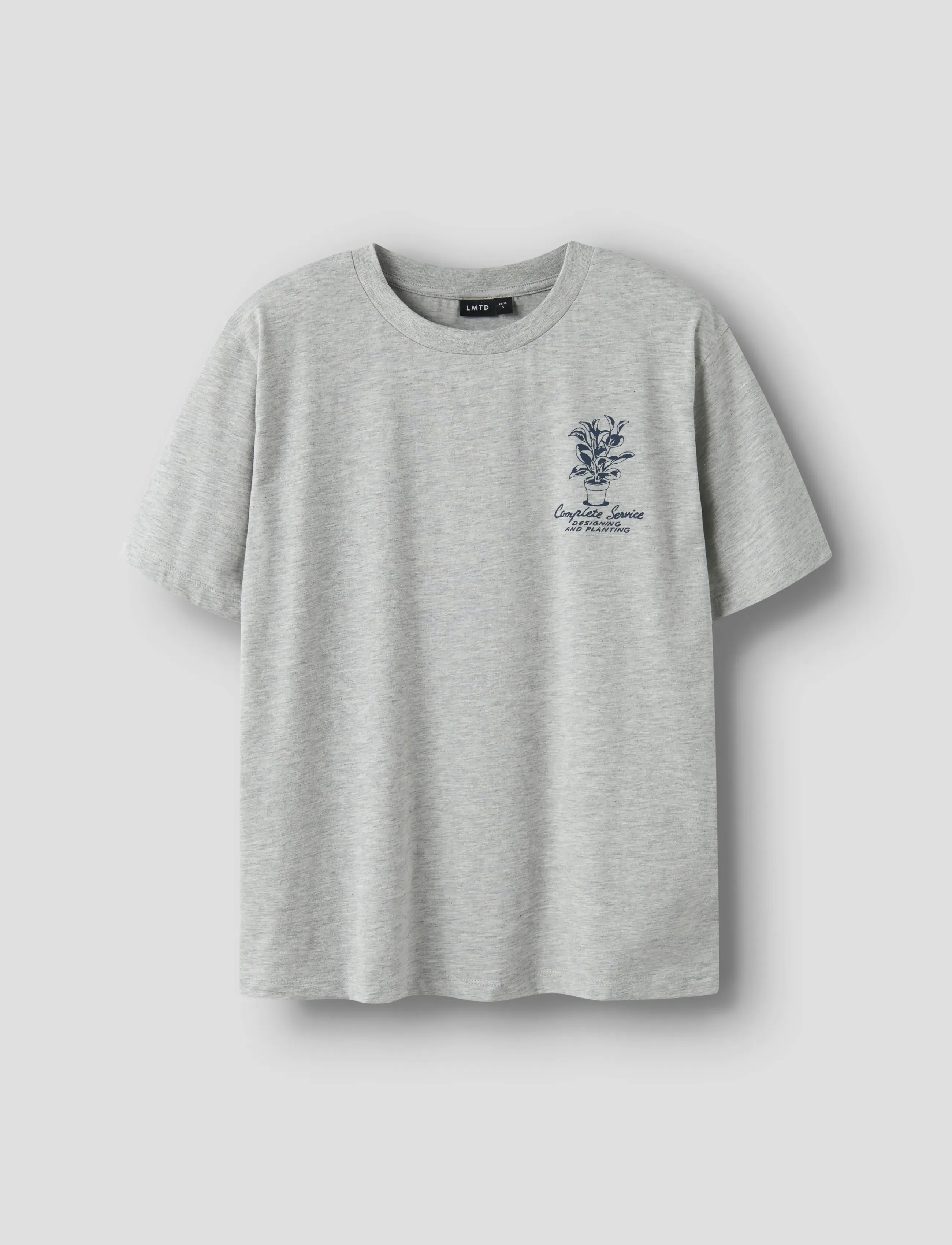 LMTD NLMKLANT SS L TOP - Oberteile - LIGHT GREY MELANGE / grey