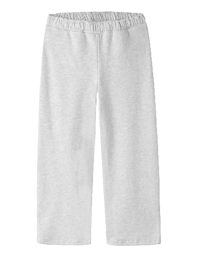 LMTD NLFNIZU BRU LW WIDE SWEAT PANT NOOS - Kinder 2 bis 8 Jahren - LIGHT GREY MELANGE / grey