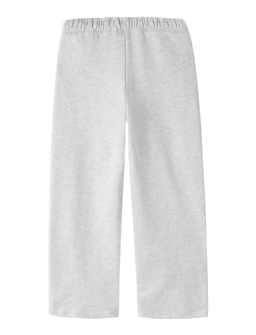 LMTD - NLFNIZU BRU LW WIDE SWEAT PANT NOOS - mjukisbyxor - light grey melange - 1
