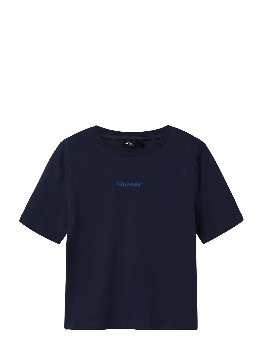 LMTD - NLFFAVE SS SHORT XS TOP - stutterma bolir - navy blazer - 0