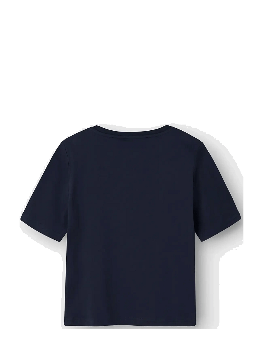 LMTD - NLFFAVE SS SHORT XS TOP - stutterma bolir - navy blazer - 1