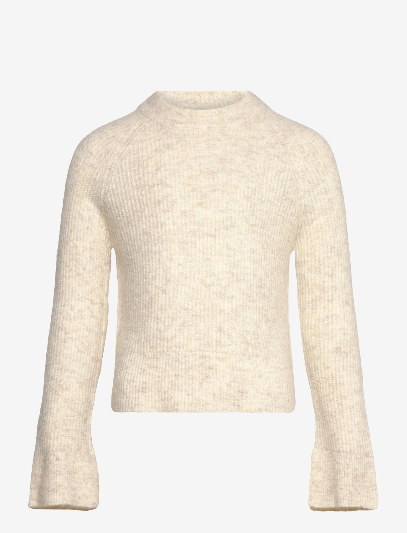 LMTD - NLFKLEAVE LS SHORT KNIT NOOS - jumpers - antique white - 0