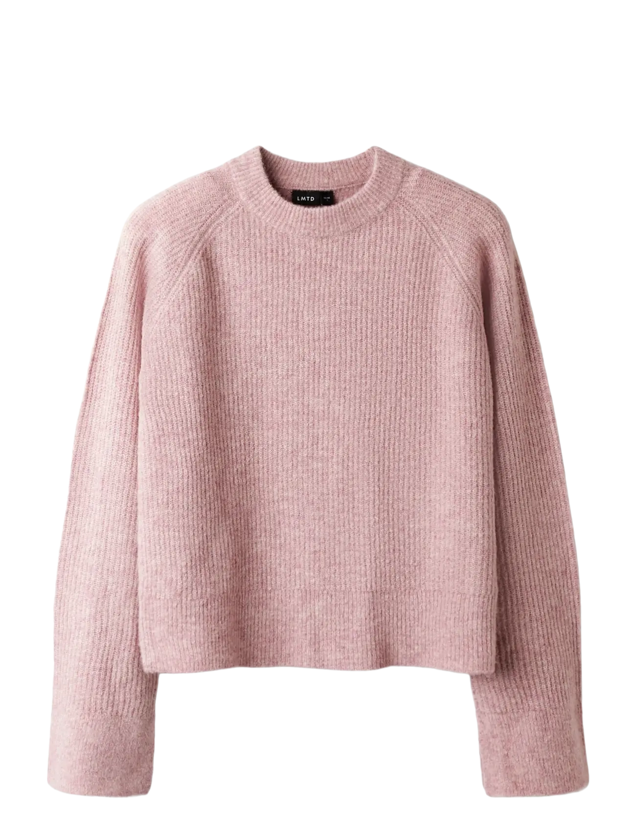 LMTD NLFKLEAVE LS SHORT KNIT NOOS - Pullover - BLEACHED MAUVE / pink/rose