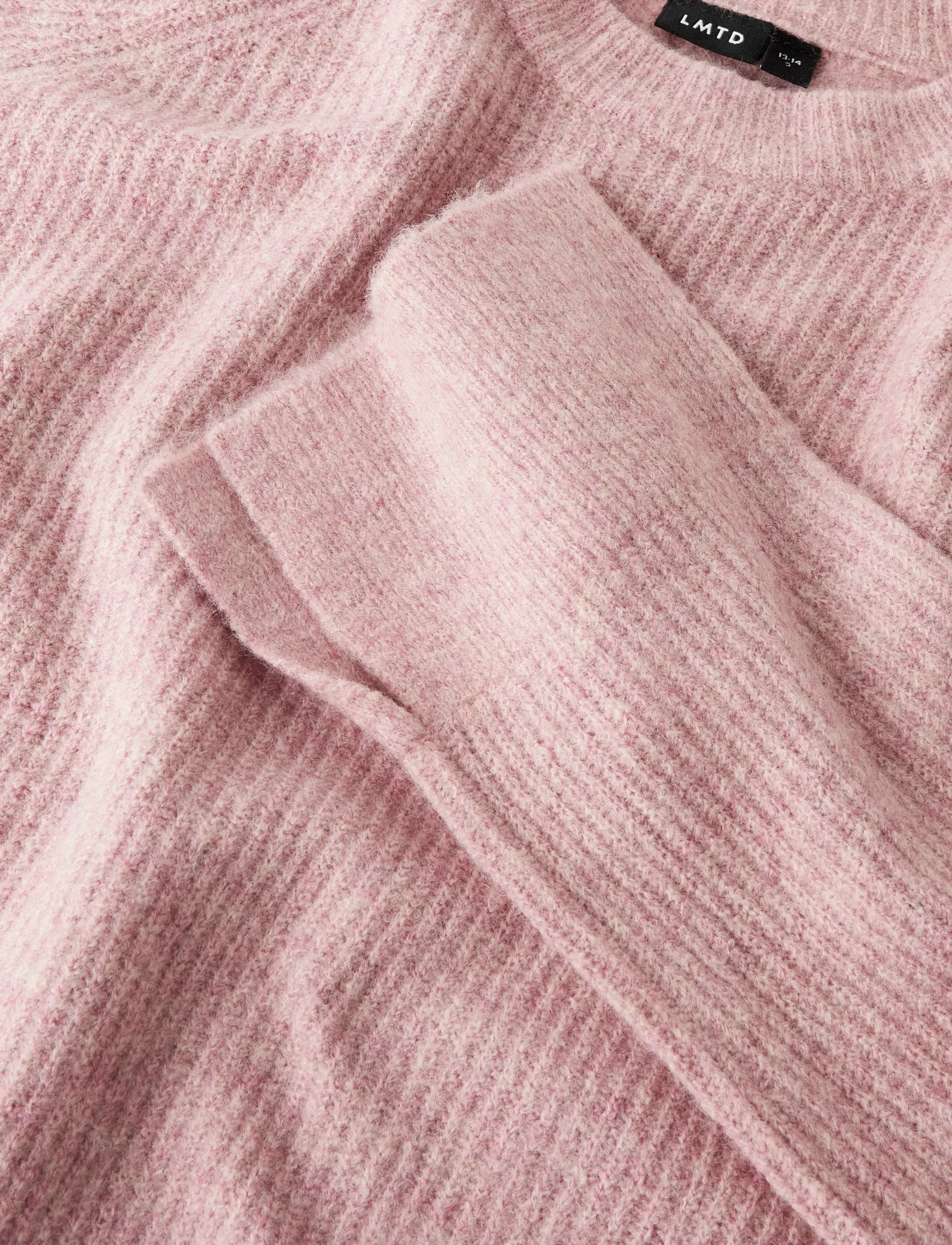 LMTD - NLFKLEAVE LS SHORT KNIT NOOS - jumpers - bleached mauve - 3
