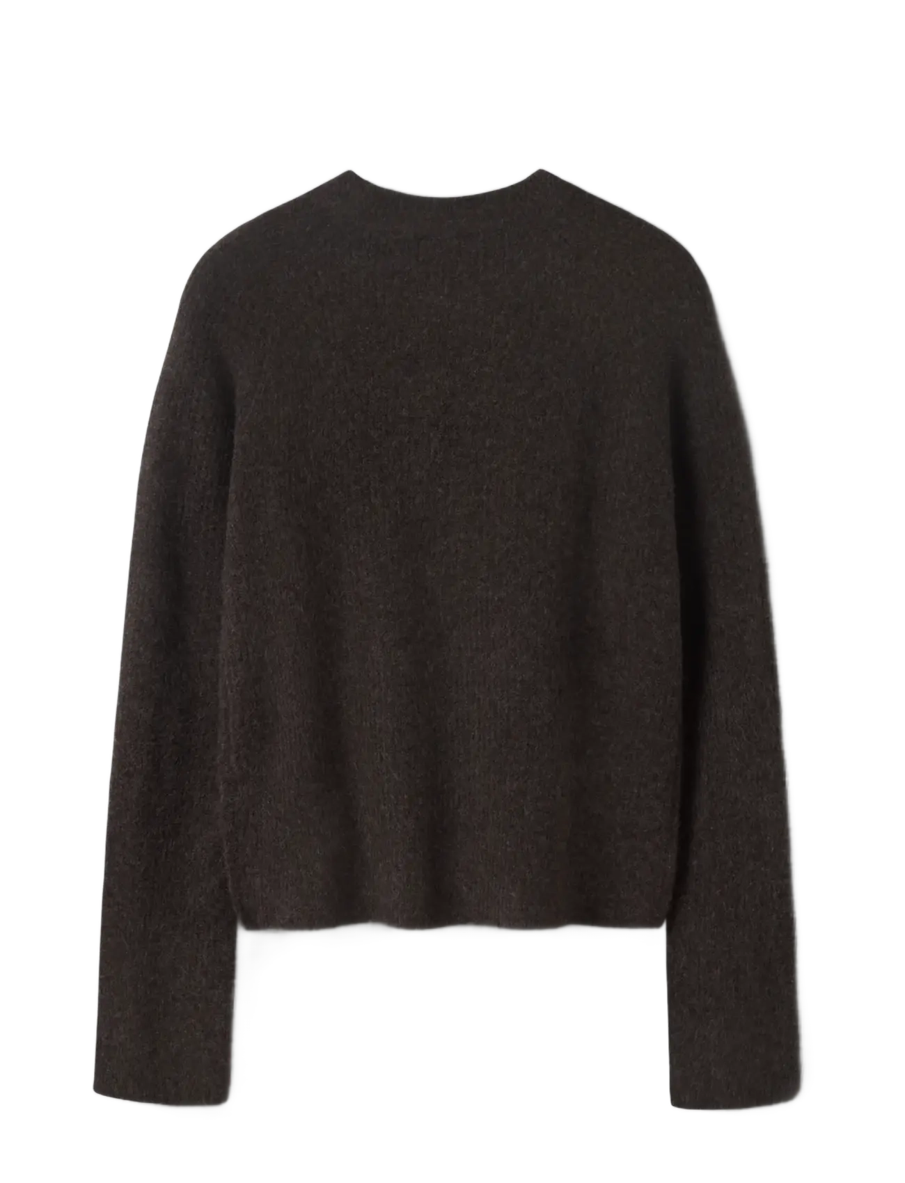 LMTD - NLFKLEAVE LS SHORT KNIT NOOS - pullover - chocolate brown - 1