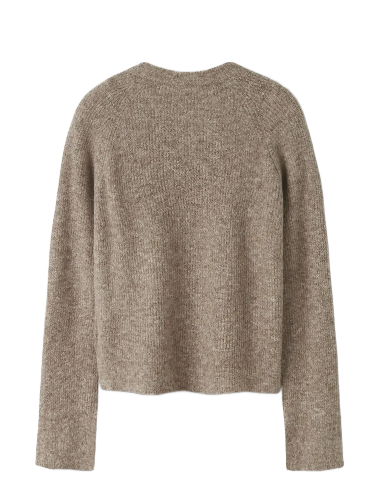 LMTD - NLFKLEAVE LS SHORT KNIT NOOS - pullover - mocha meringue - 1