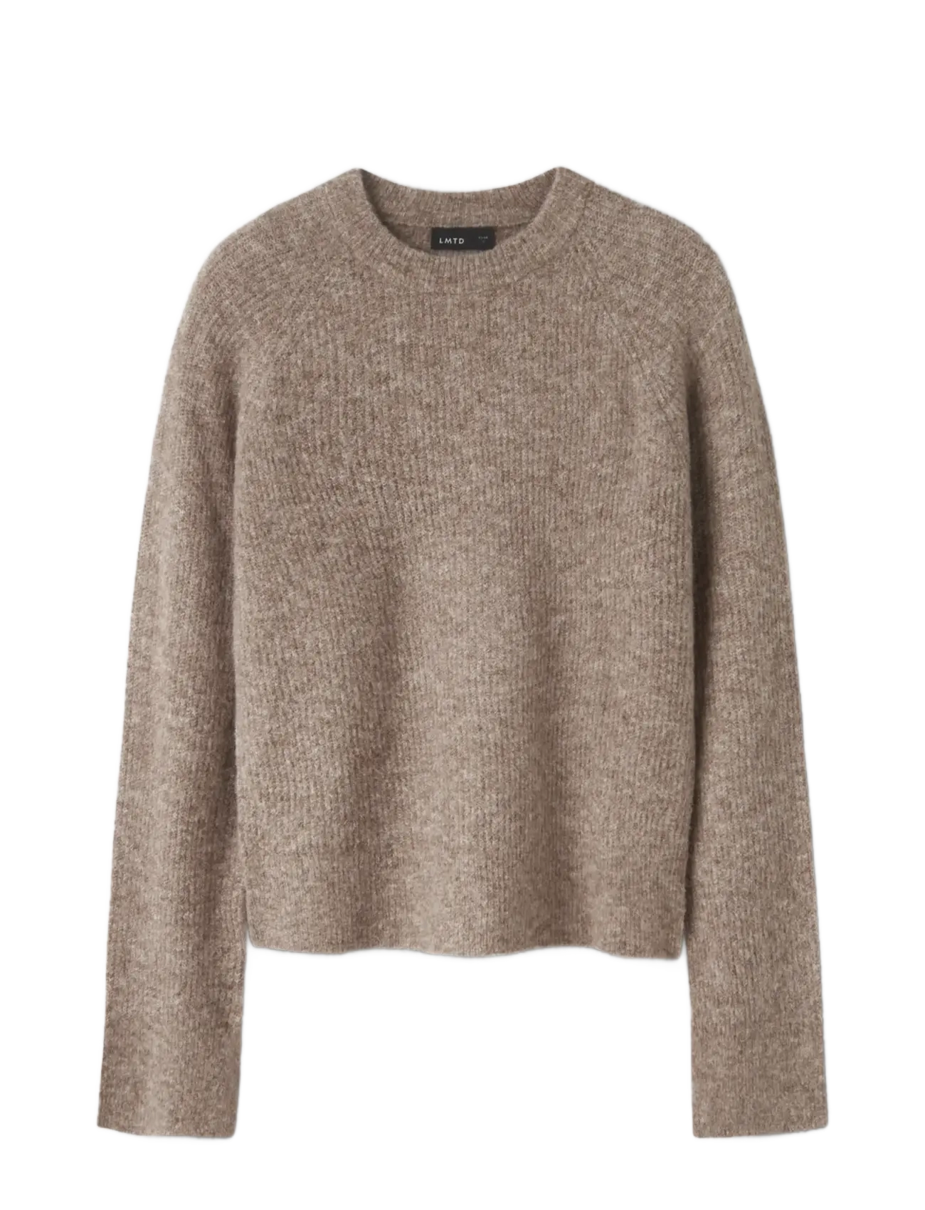 LMTD - NLFKLEAVE LS SHORT KNIT NOOS - pullover - mocha meringue - 2