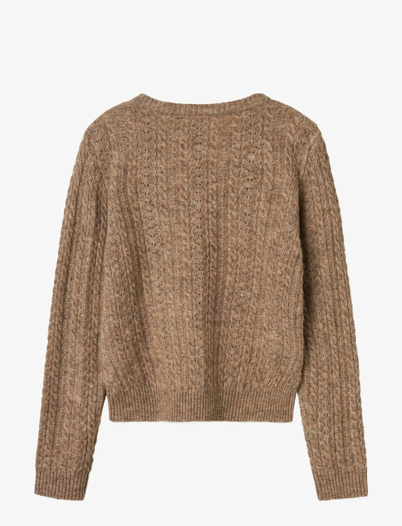 LMTD - NLFKAVE LS SHORT S KNIT - sepia tint - 2