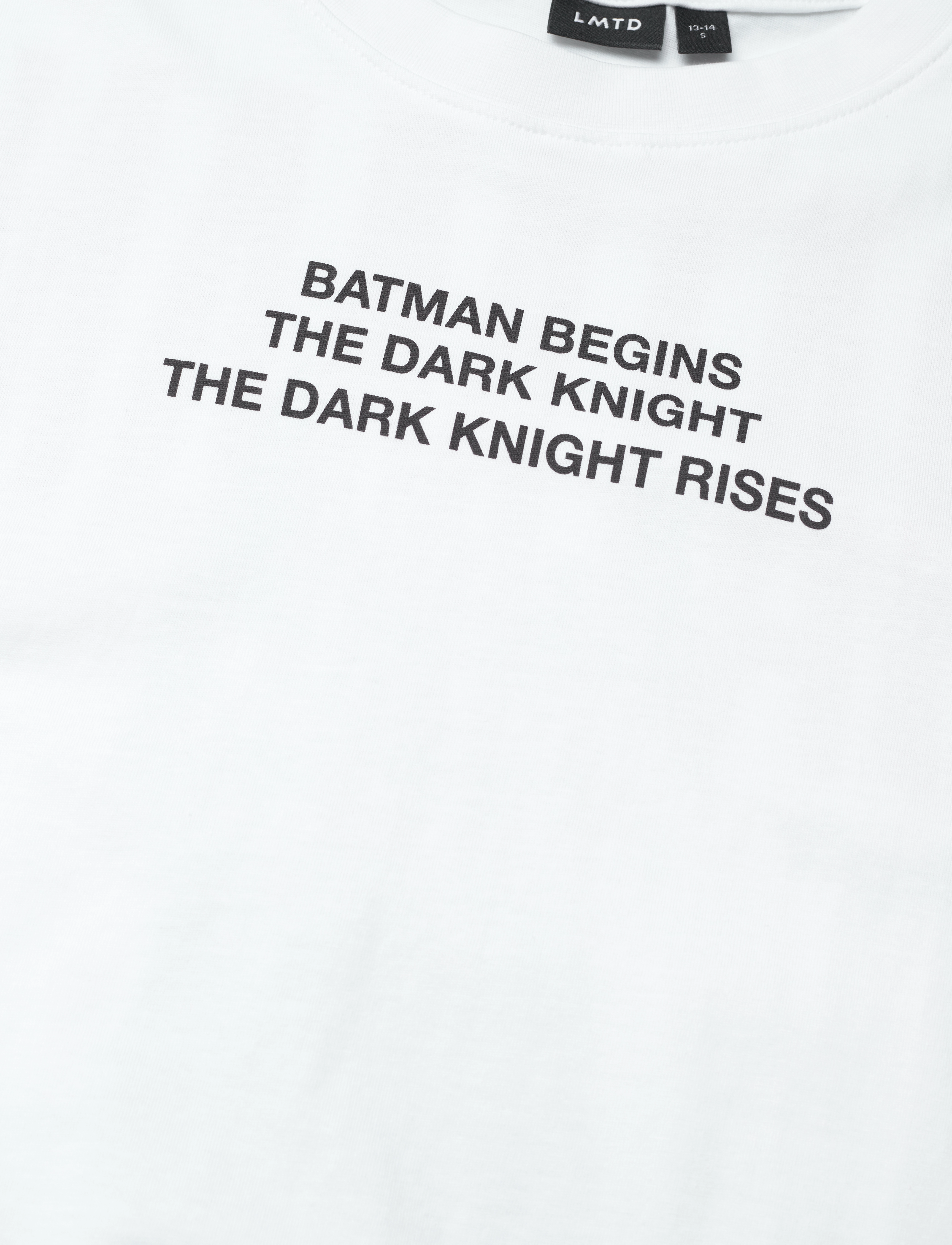 LMTD - NLMDUX BATMAN L SS TOP WAB - short-sleeved t-shirts - bright white - 2