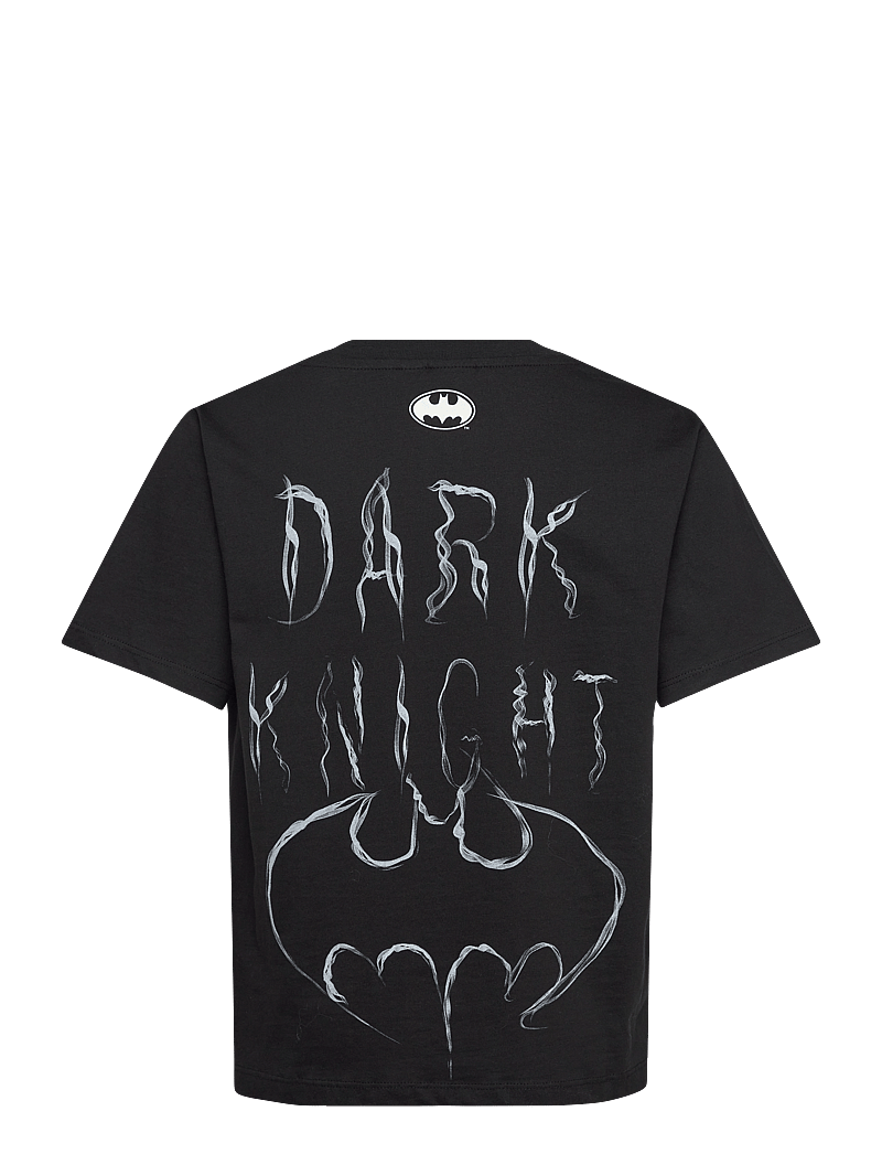 LMTD - NLMDUTCH BATMAN L SS TOP WAB - kortærmede t-shirts - black - 1