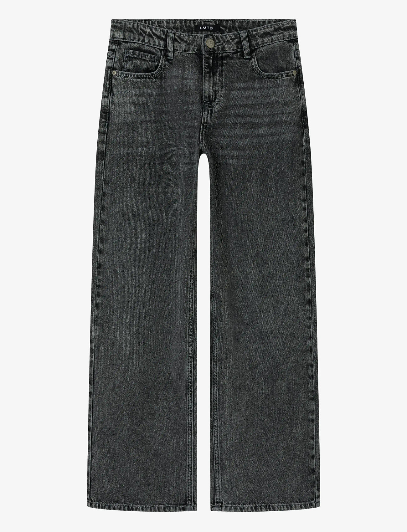 LMTD - NLFBETT DNM NW R WIDE PANT NOOS - regular jeans - grey denim - 0