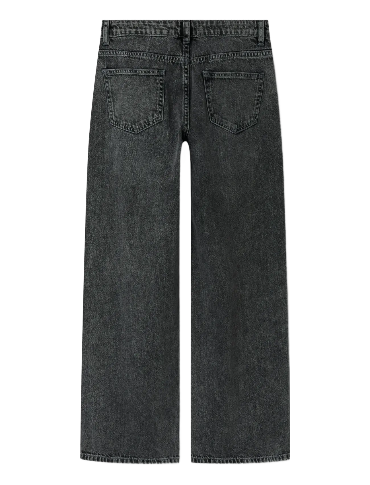 LMTD - NLFBETT DNM NW R WIDE PANT NOOS - regular jeans - grey denim - 2