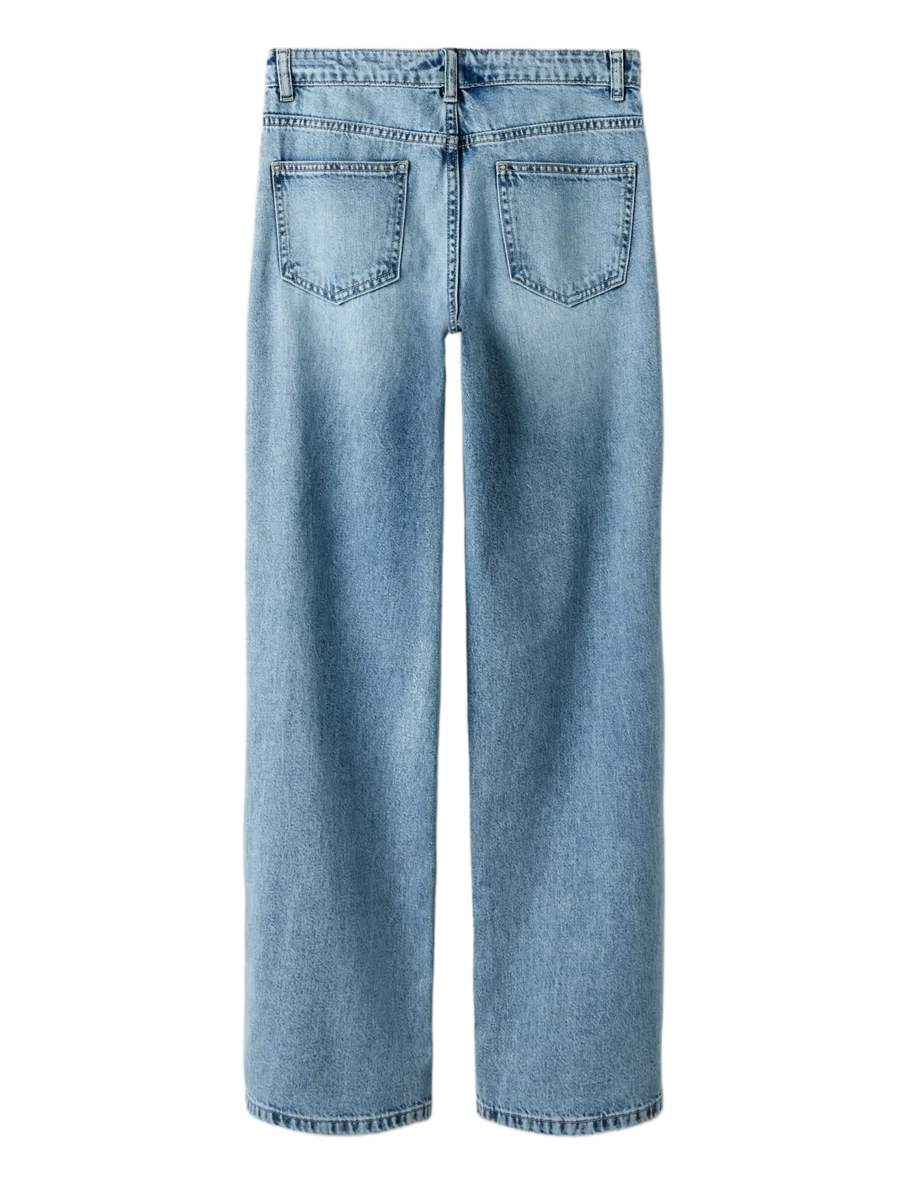 LMTD - NLFBETT DNM NW R WIDE PANT NOOS - regular jeans - light blue denim - 2