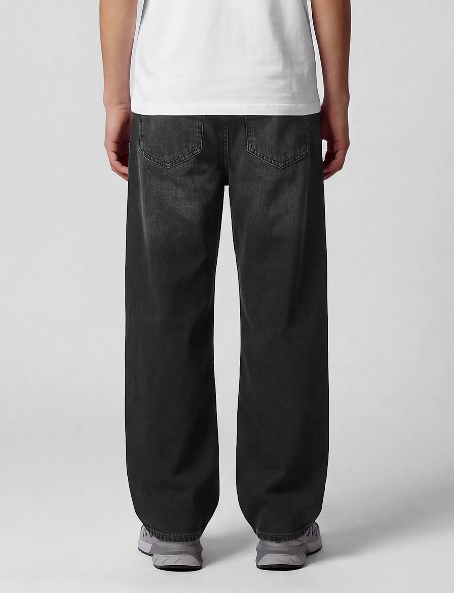 LMTD - NLMBEX DMN R LOOSE PANT NOOS - loose jeans - black denim - 0