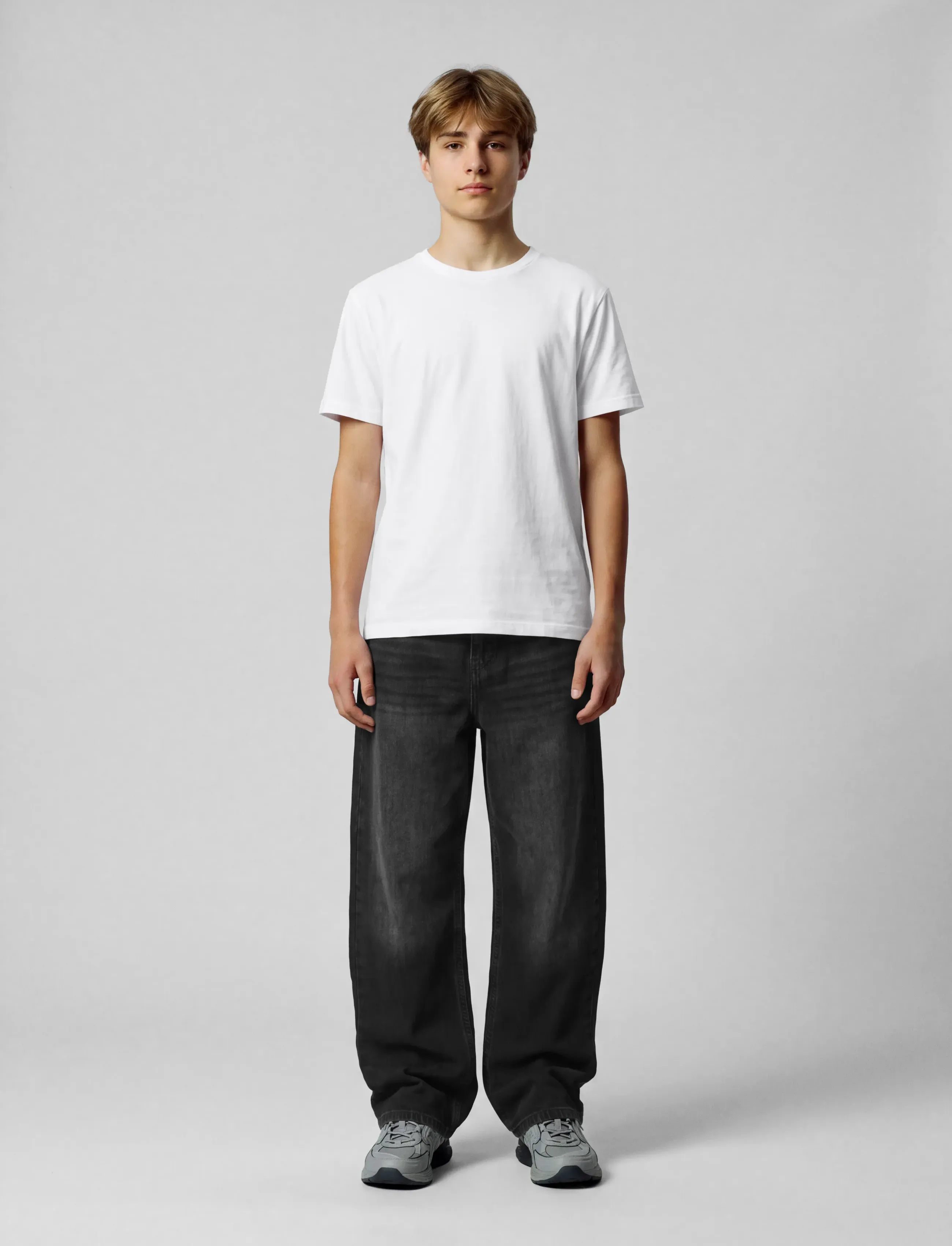 LMTD - NLMBEX DMN R LOOSE PANT NOOS - loose jeans - black denim - 4