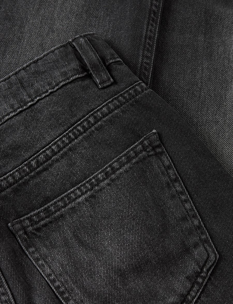 LMTD - NLMBEX DMN R LOOSE PANT NOOS - loose jeans - black denim - 1